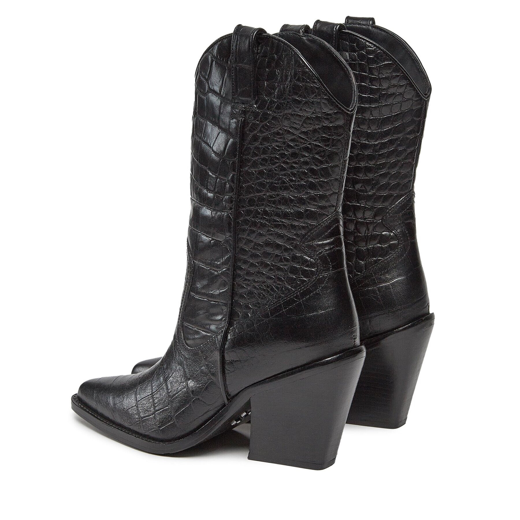 Bronx Botine Western 34125-ED Negru - Pled.ro