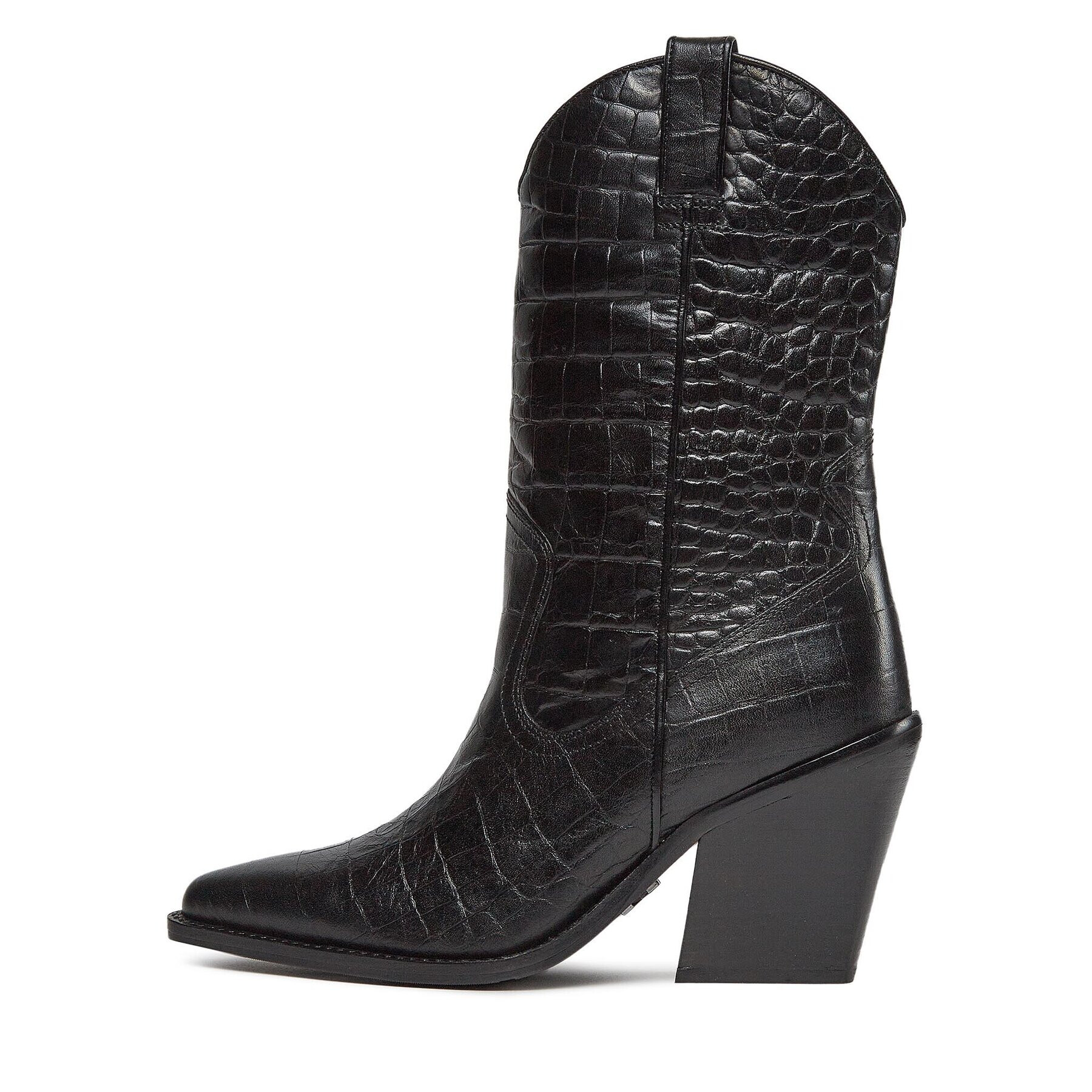 Bronx Botine Western 34125-ED Negru - Pled.ro