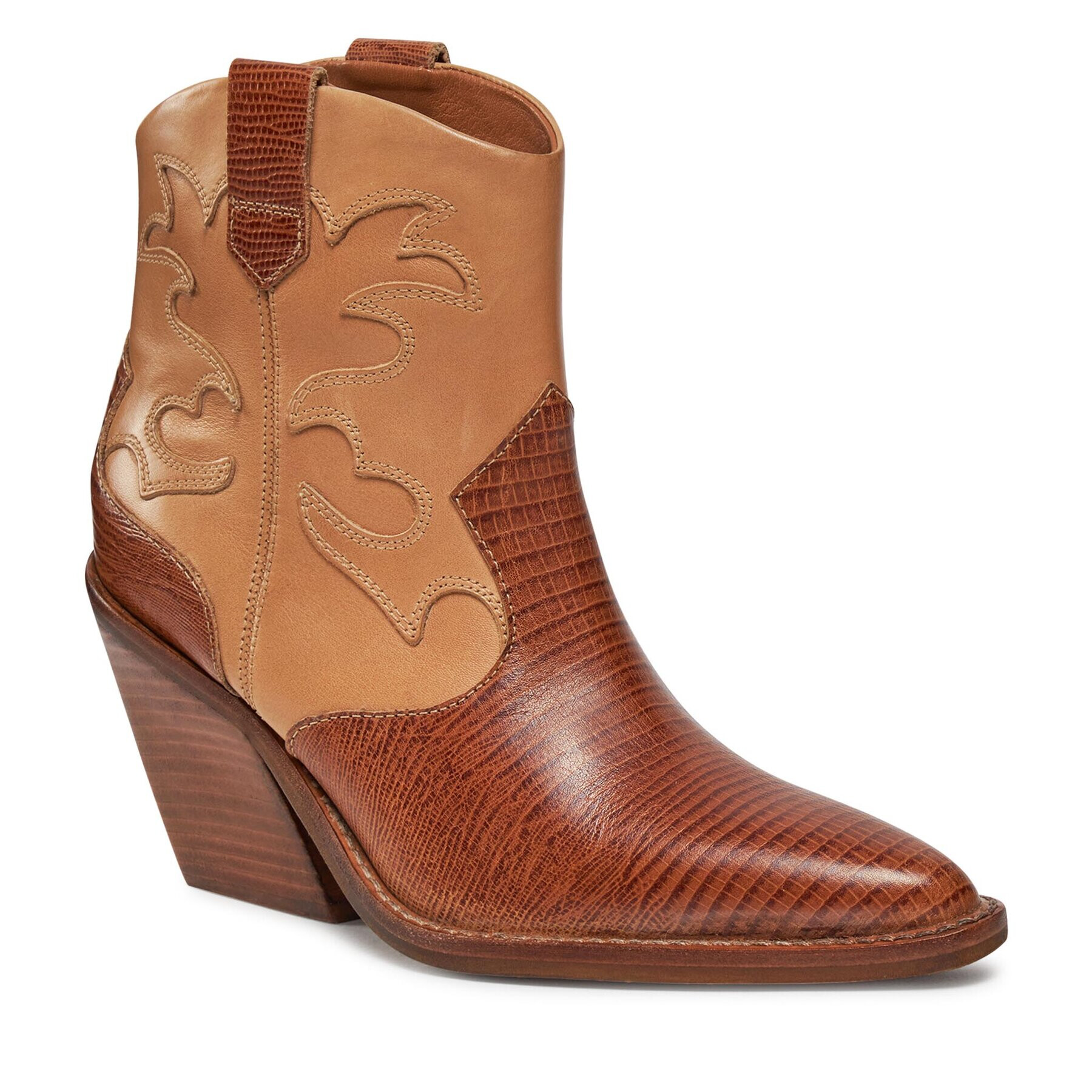 Bronx Botine Western 34278-LJ Maro - Pled.ro