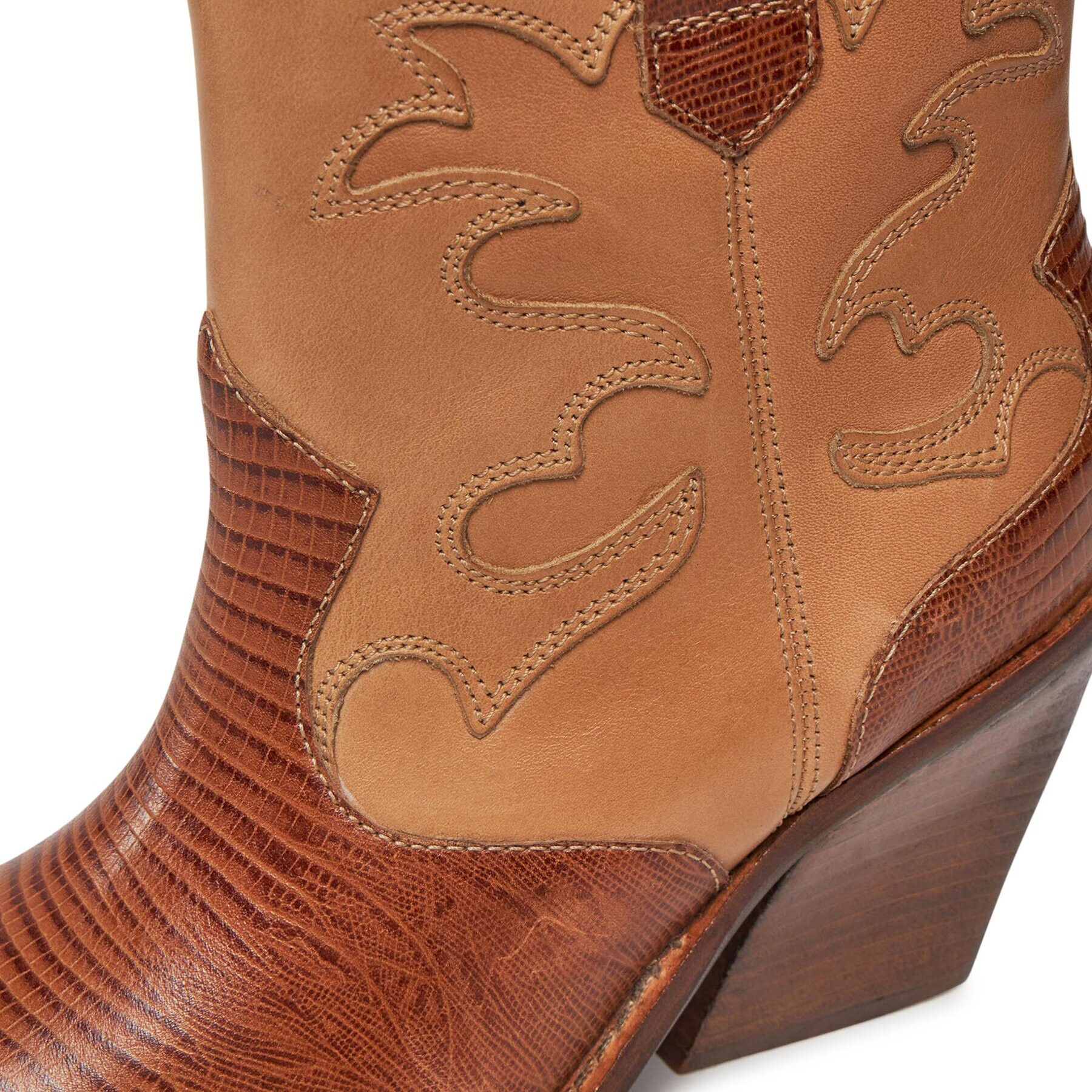 Bronx Botine Western 34278-LJ Maro - Pled.ro