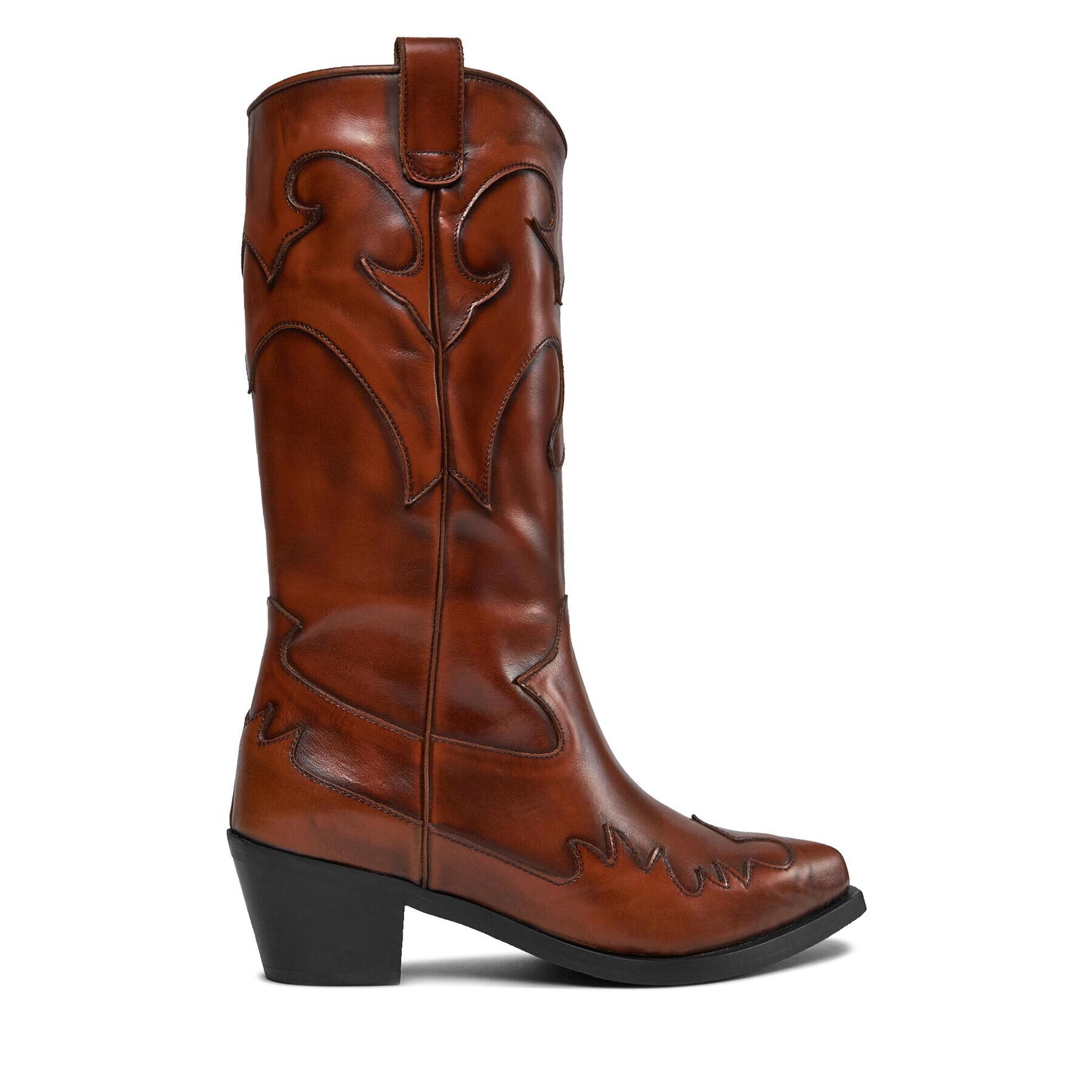 Bronx Botine Western 47515-H Maro - Pled.ro