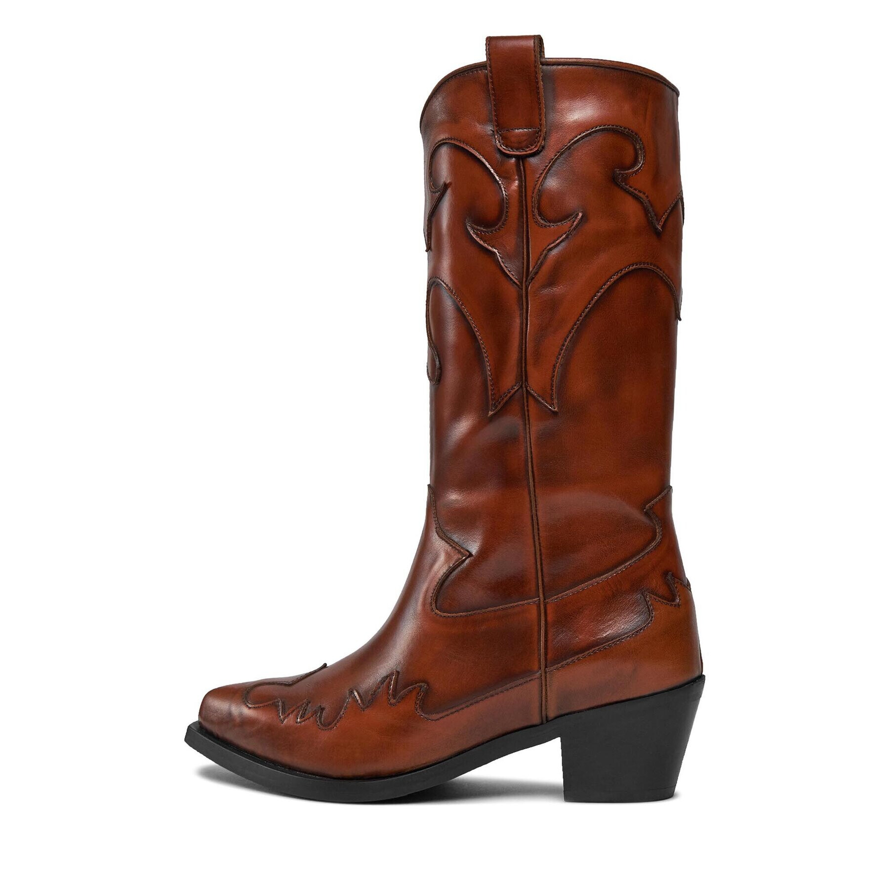 Bronx Botine Western 47515-H Maro - Pled.ro