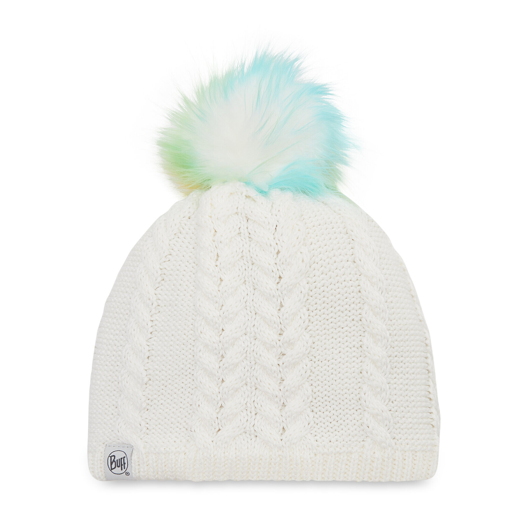 Buff Căciulă Knitted & Fleece Hat Nina 123544.000.10.00 Alb - Pled.ro