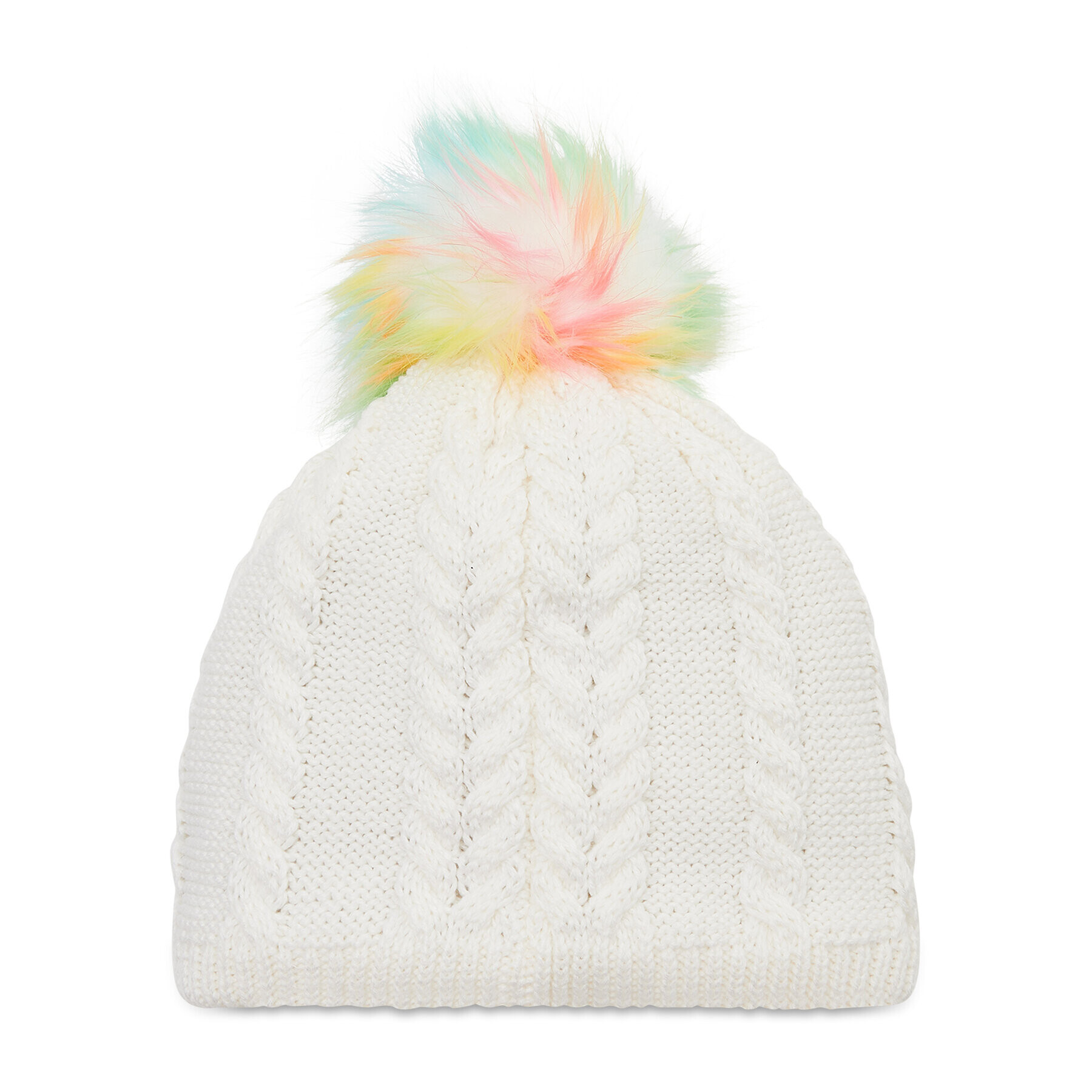 Buff Căciulă Knitted & Fleece Hat Nina 123544.000.10.00 Alb - Pled.ro