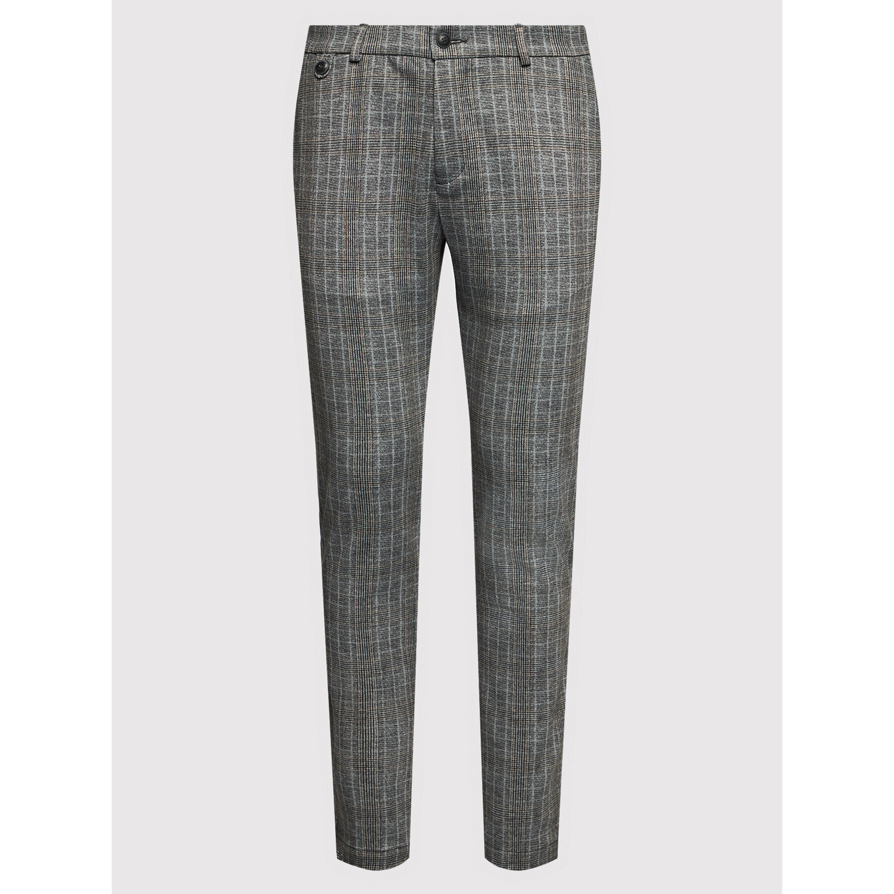 Bugatti Pantaloni chino 4096 86838 Gri Regular Fit - Pled.ro