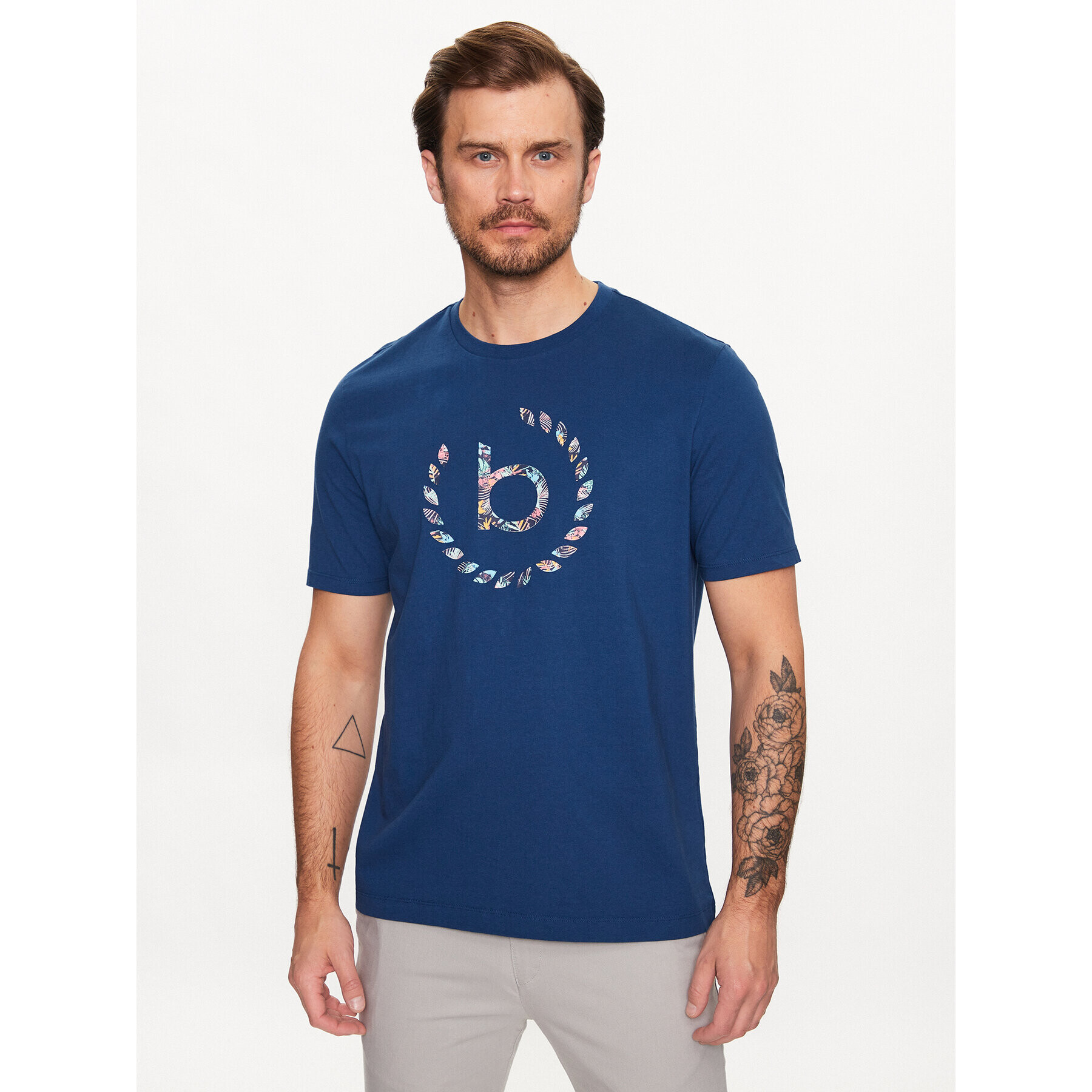 Bugatti Tricou 8350 35044 Bleumarin Regular Fit - Pled.ro