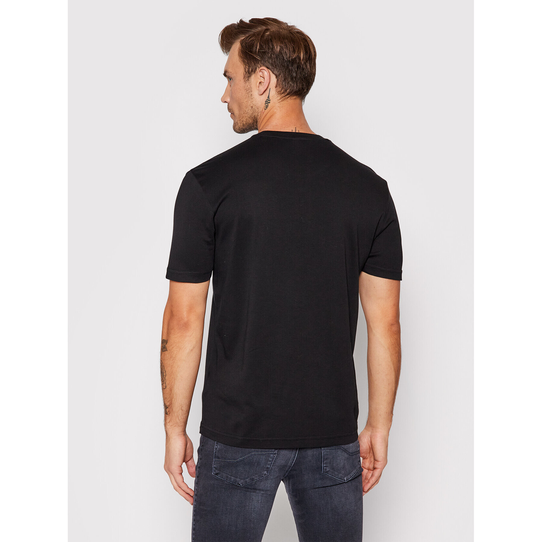 Bugatti Tricou 8350 85191 Negru Regular Fit - Pled.ro