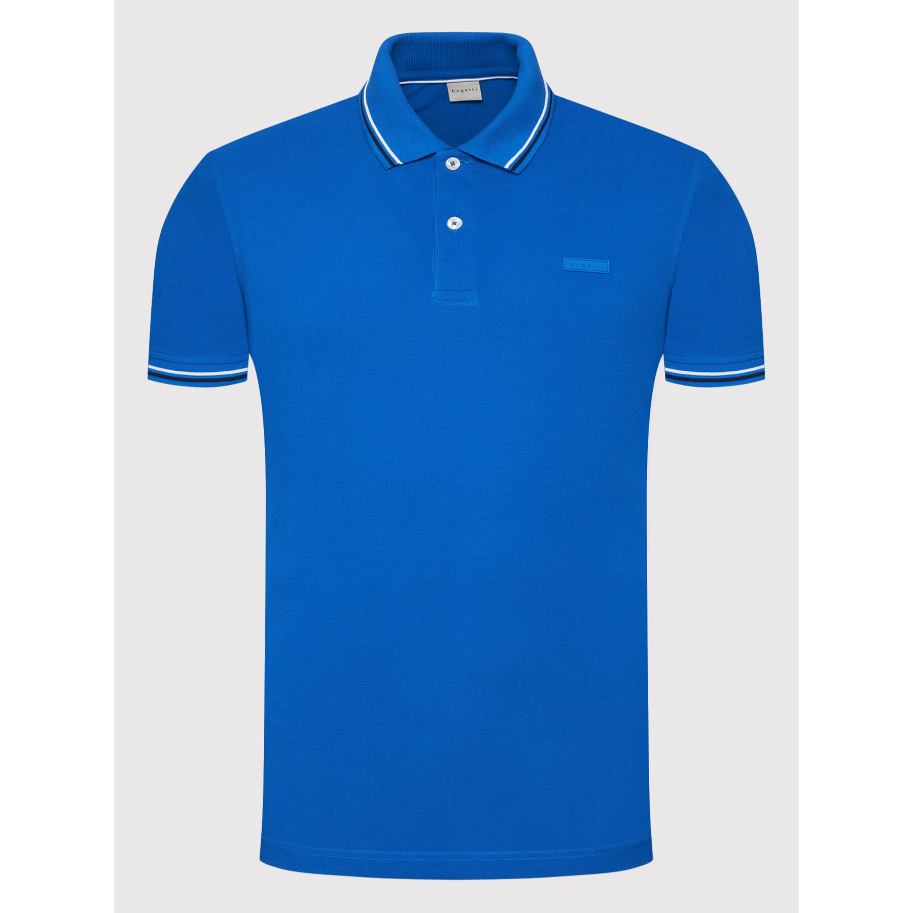 Bugatti Tricou polo 8150 15001 Albastru Regular Fit - Pled.ro