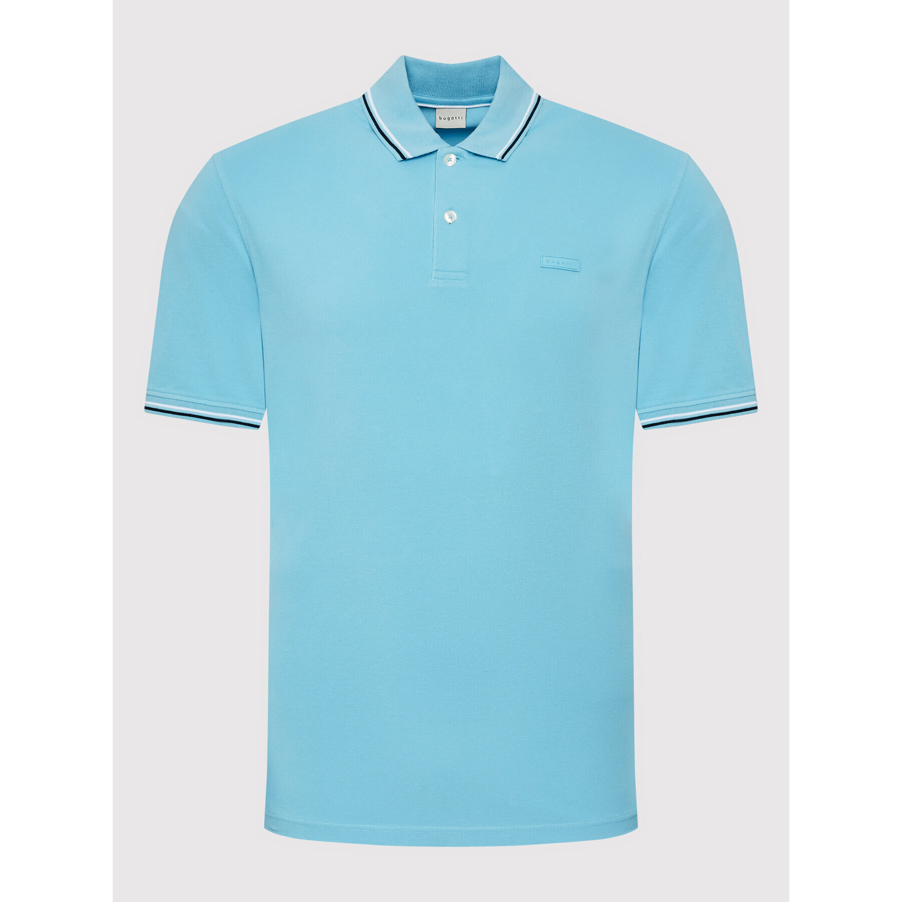 Bugatti Tricou polo 8150 15001 Albastru Regular Fit - Pled.ro