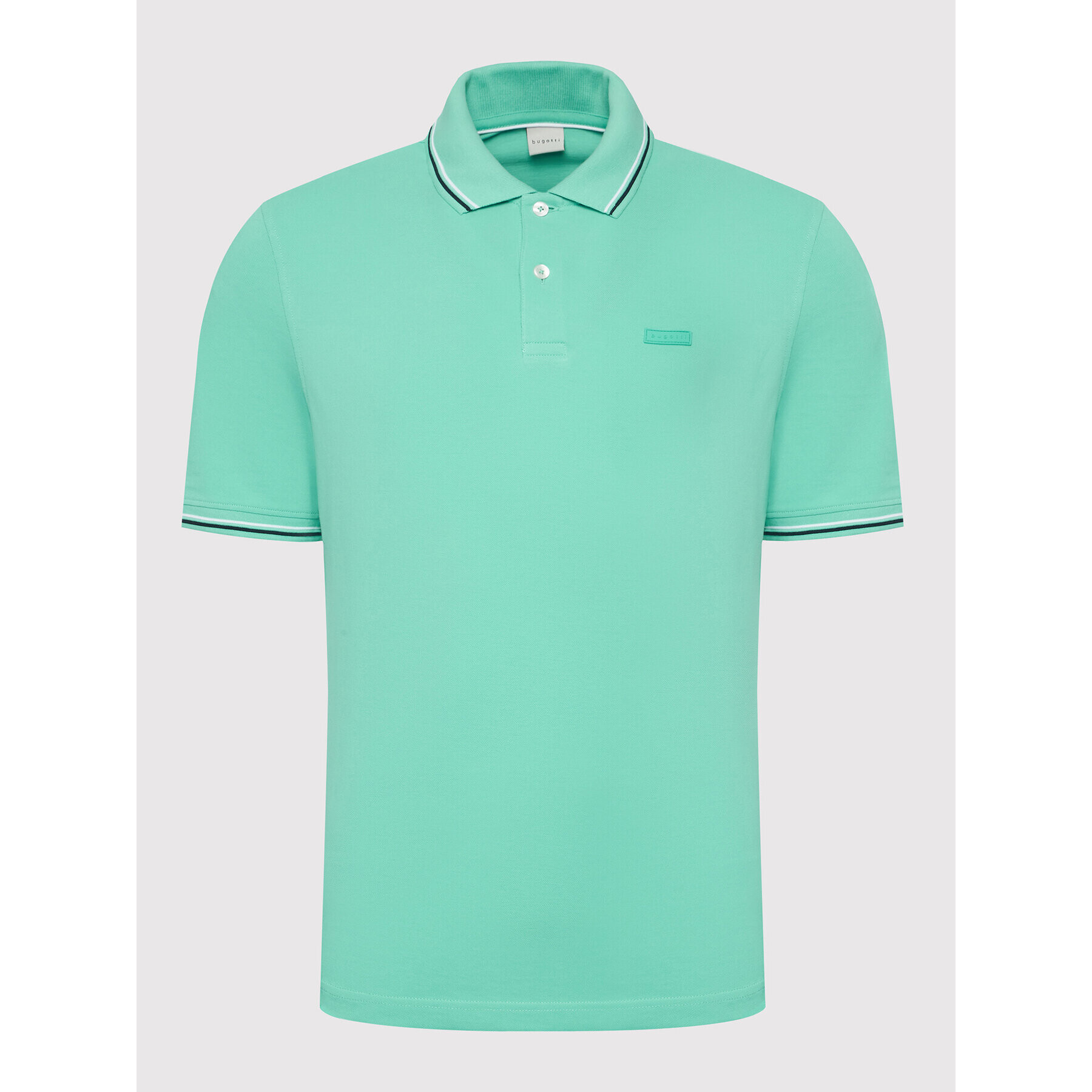 Bugatti Tricou polo 8150 15001 Verde Regular Fit - Pled.ro