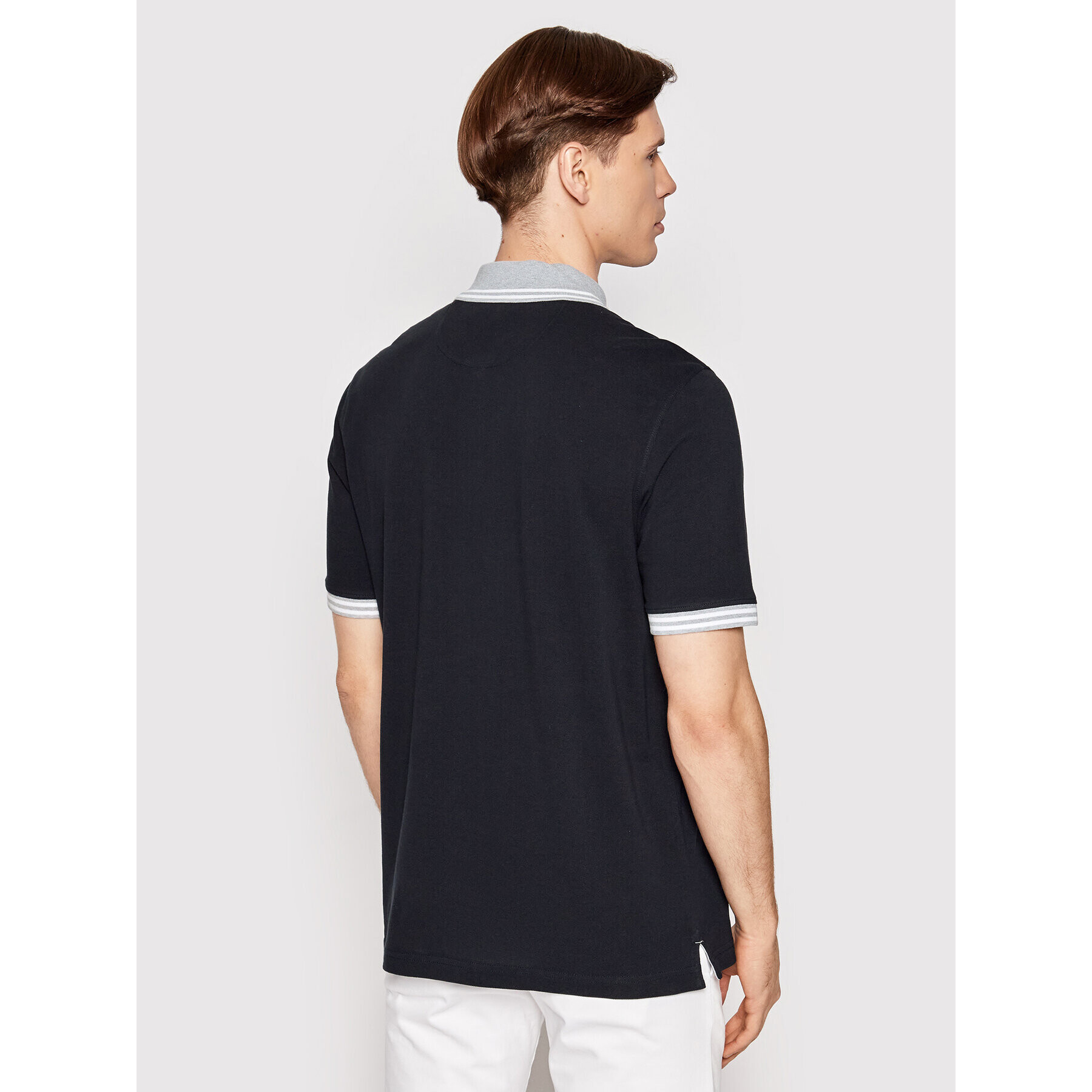 Bugatti Tricou polo 8150 15005 Bleumarin Regular Fit - Pled.ro