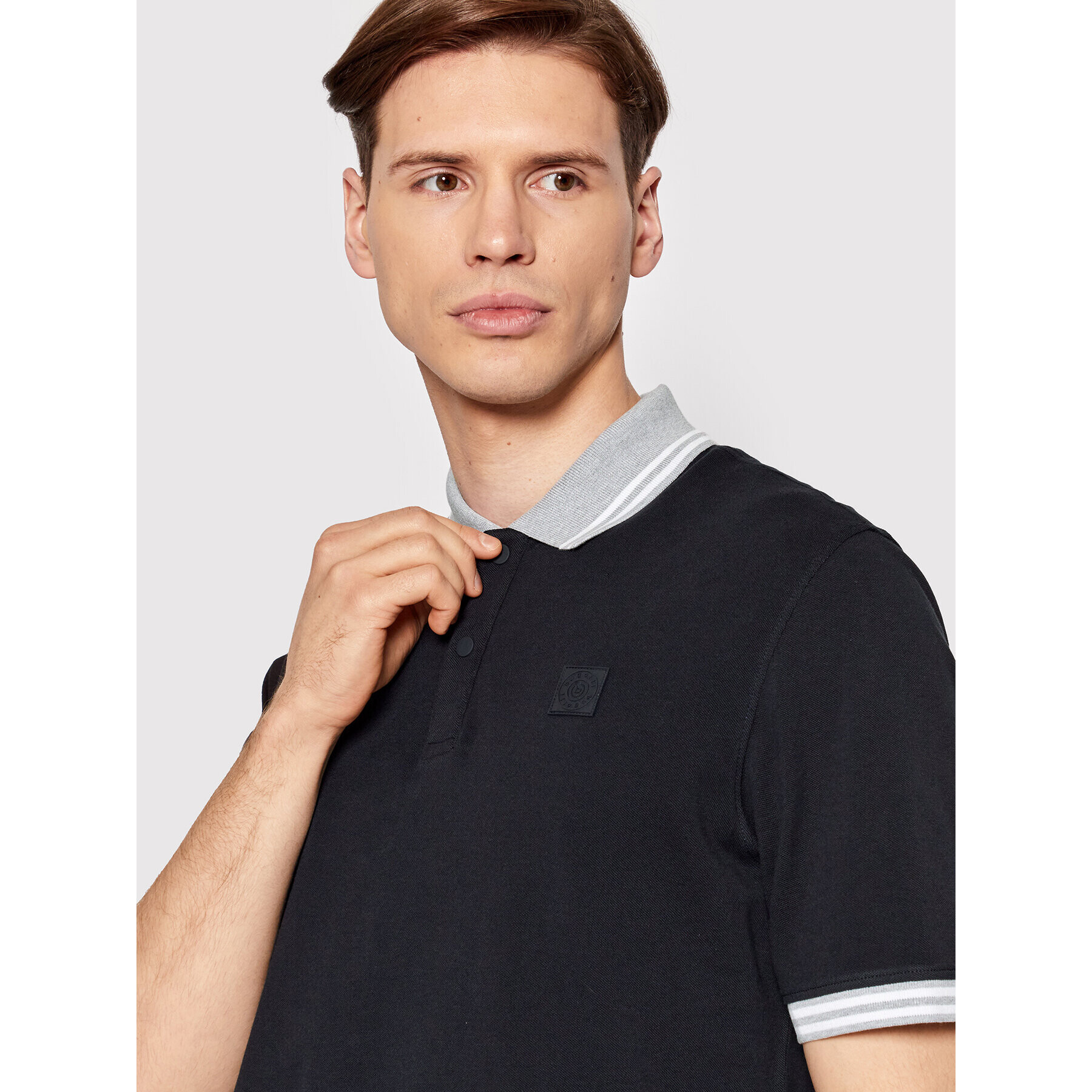 Bugatti Tricou polo 8150 15005 Bleumarin Regular Fit - Pled.ro