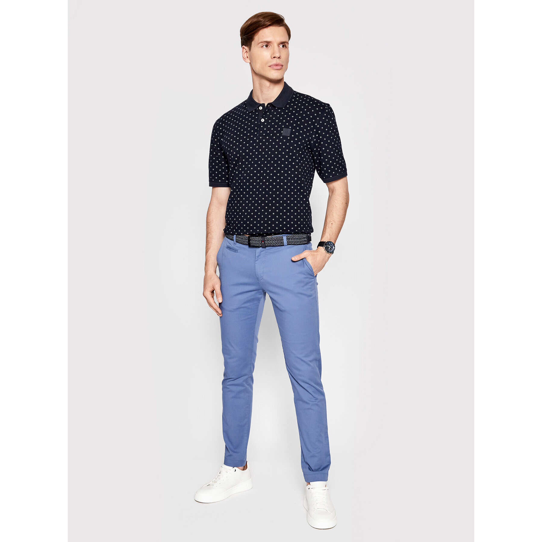 Bugatti Tricou polo 8150 15007 Bleumarin Regular Fit - Pled.ro