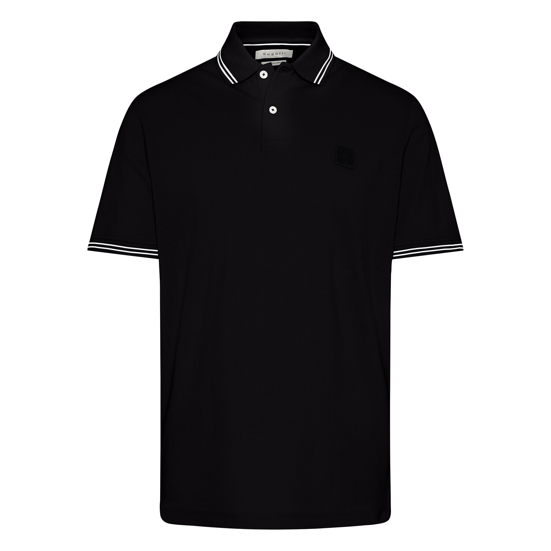 Bugatti Tricou polo 8150 35001 Negru Regular Fit - Pled.ro