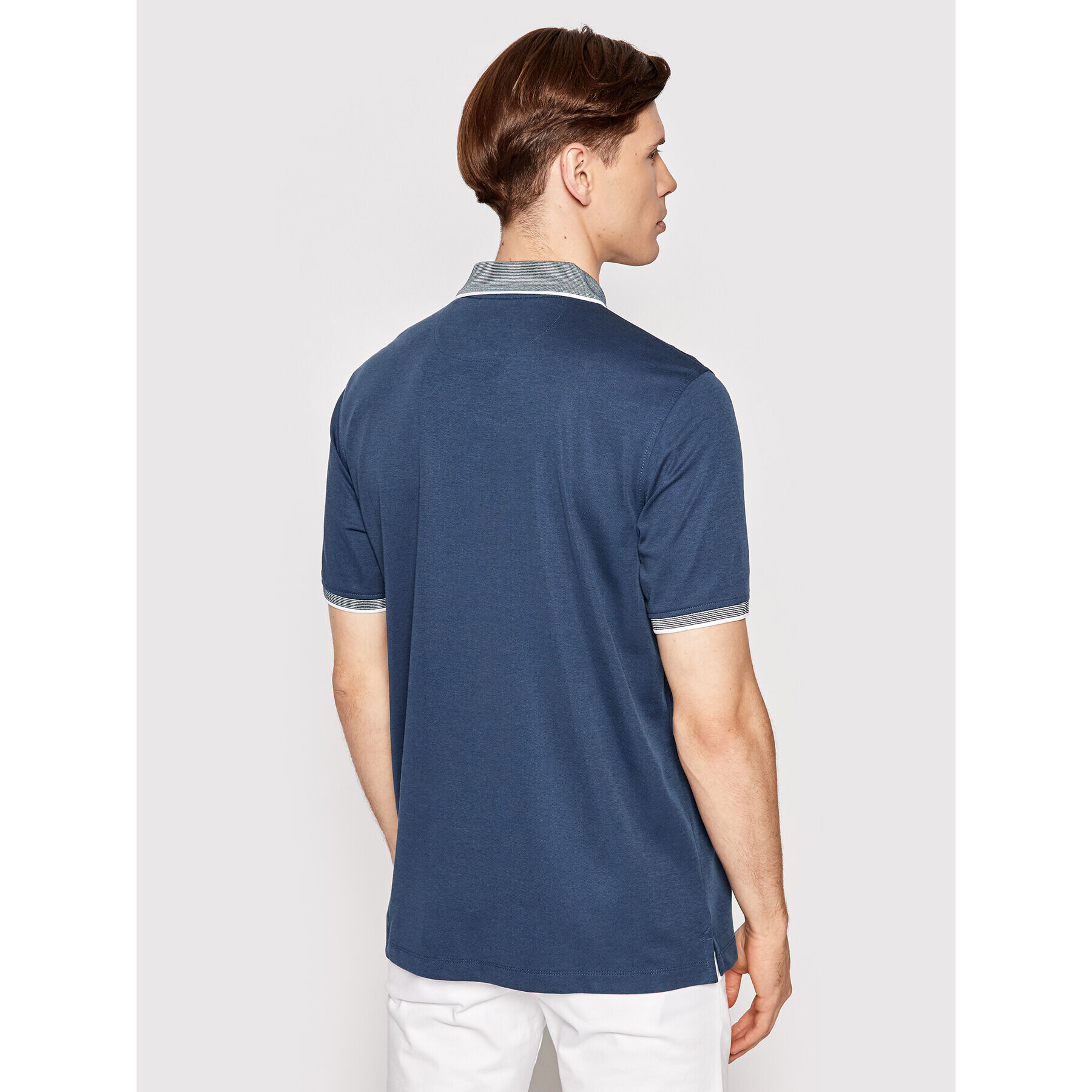 Bugatti Tricou polo 8151 15091 Bleumarin Regular Fit - Pled.ro