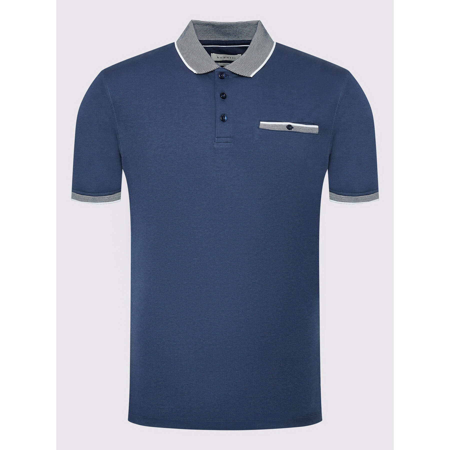 Bugatti Tricou polo 8151 15091 Bleumarin Regular Fit - Pled.ro