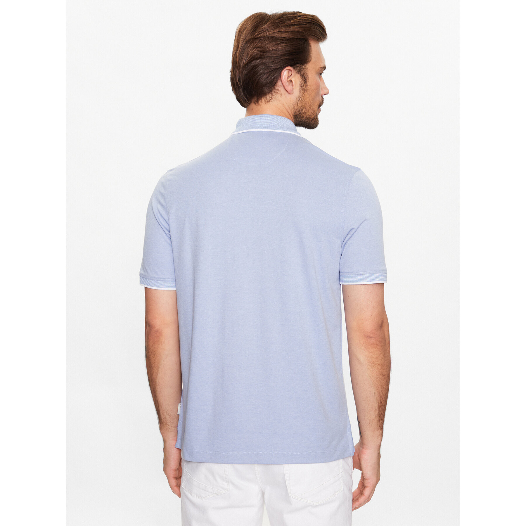 Bugatti Tricou polo 8151 35091 Albastru Regular Fit - Pled.ro