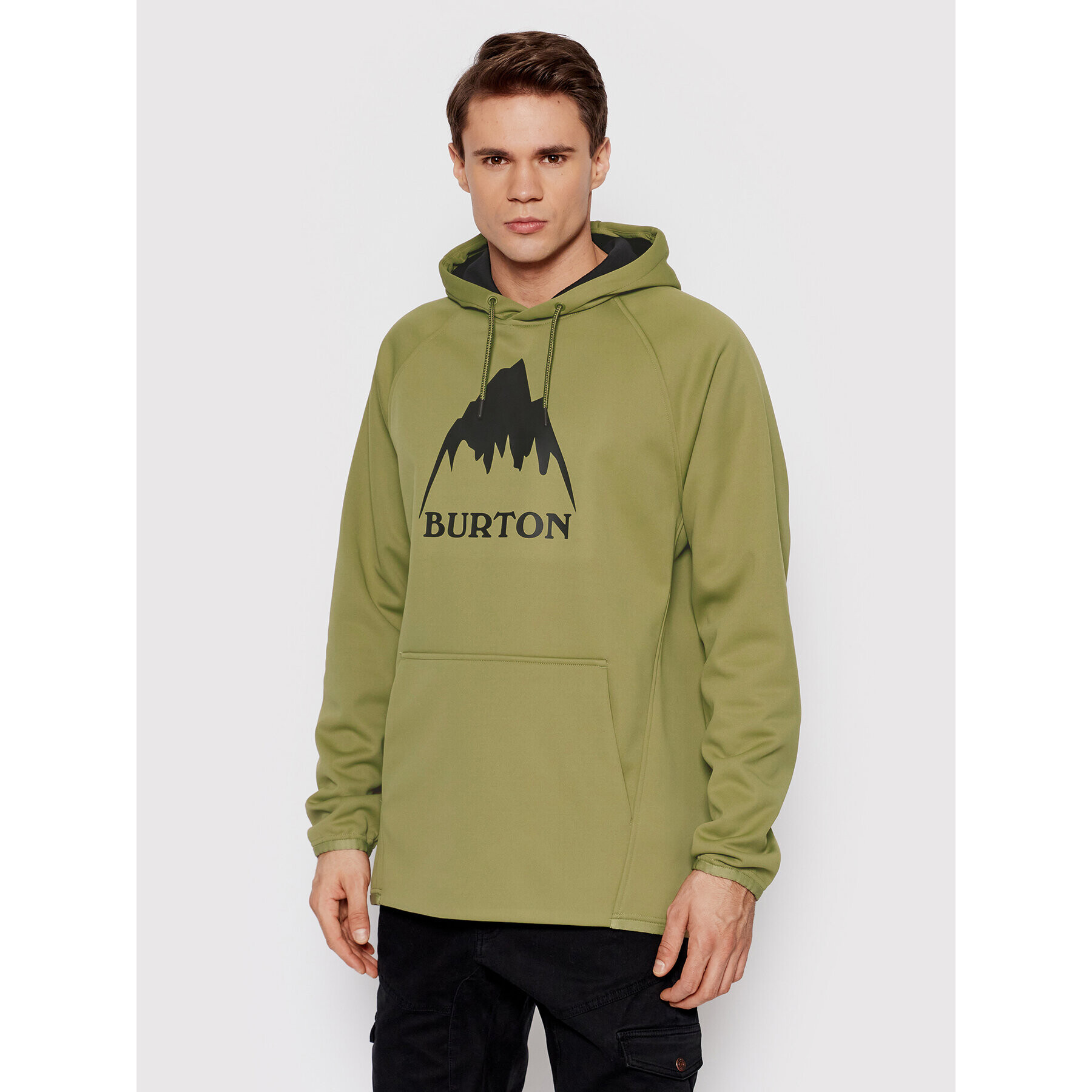 Burton Bluză tehnică Crown 22024100300 Verde Regular Fit - Pled.ro