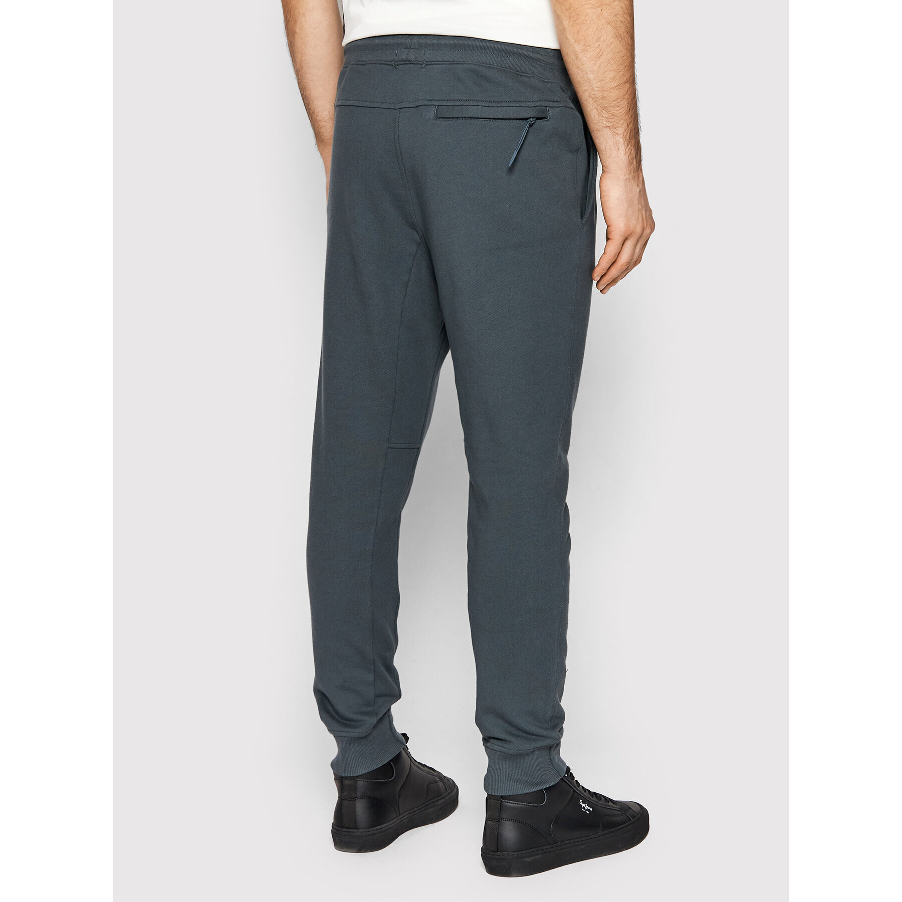 C.P. Company Pantaloni trening Diagonal Raised 12CMSP070A 005086W Gri Regular Fit - Pled.ro