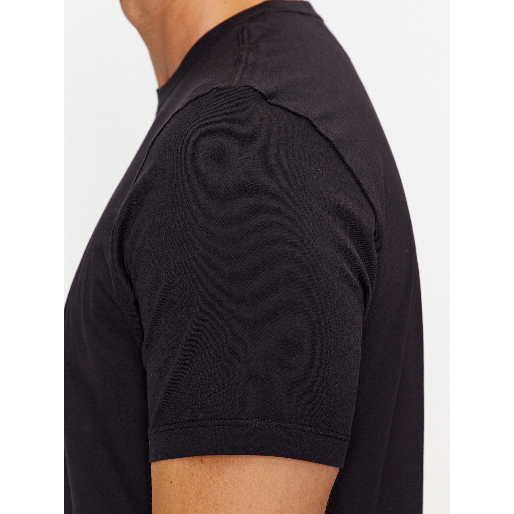 C.P. Company Tricou 15CMTS140A005100W Negru Regular Fit - Pled.ro