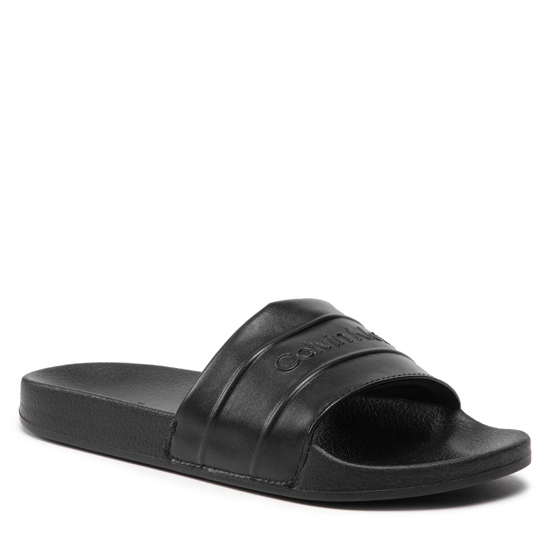 Calvin Klein Șlapi Pool Slide - Hf HW0HW01184 Negru - Pled.ro