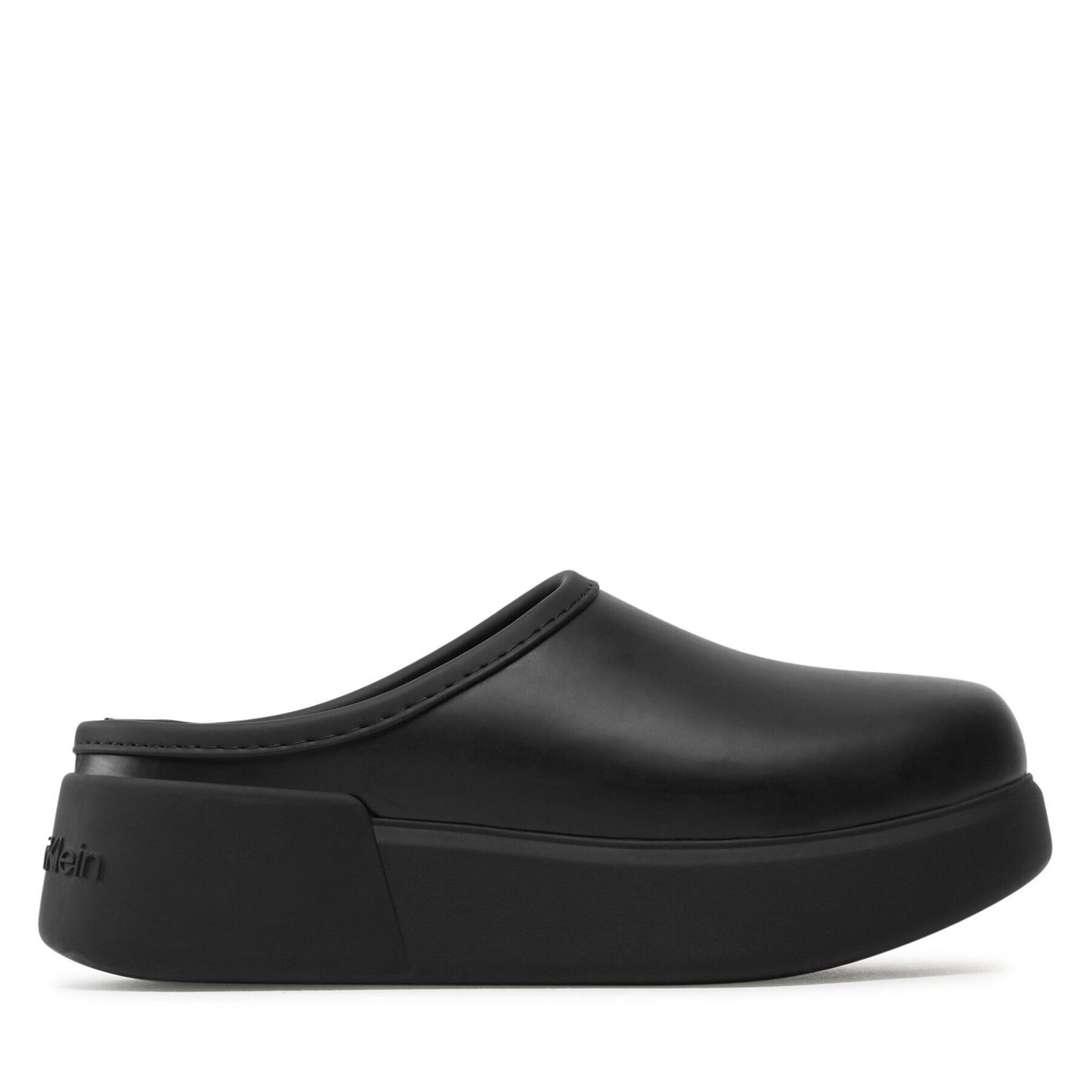 Calvin Klein Șlapi Rain Clog HW0HW01266 Negru - Pled.ro