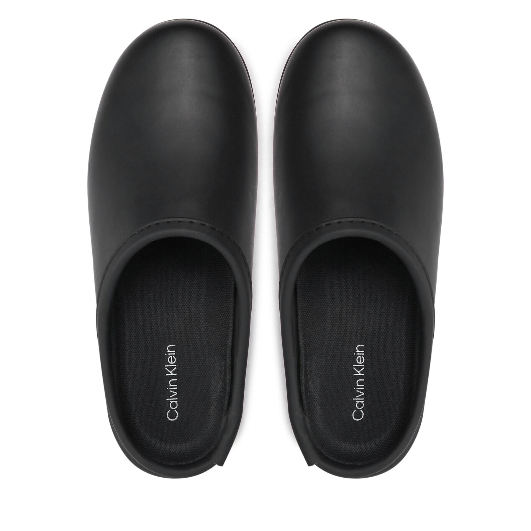 Calvin Klein Șlapi Rain Clog HW0HW01266 Negru - Pled.ro