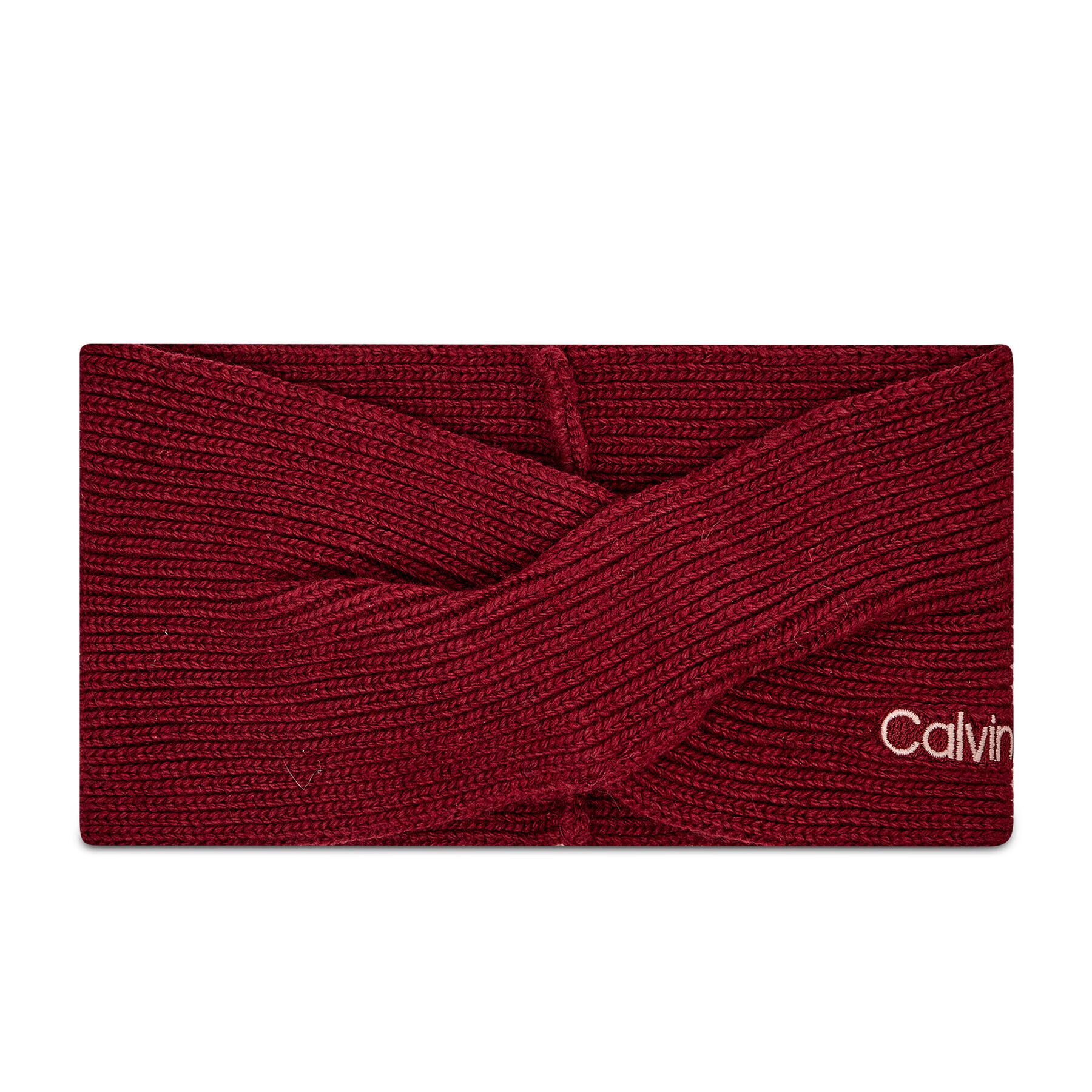 Calvin Klein Bentiță Essential Knit Headband K60K608656 Vișiniu - Pled.ro