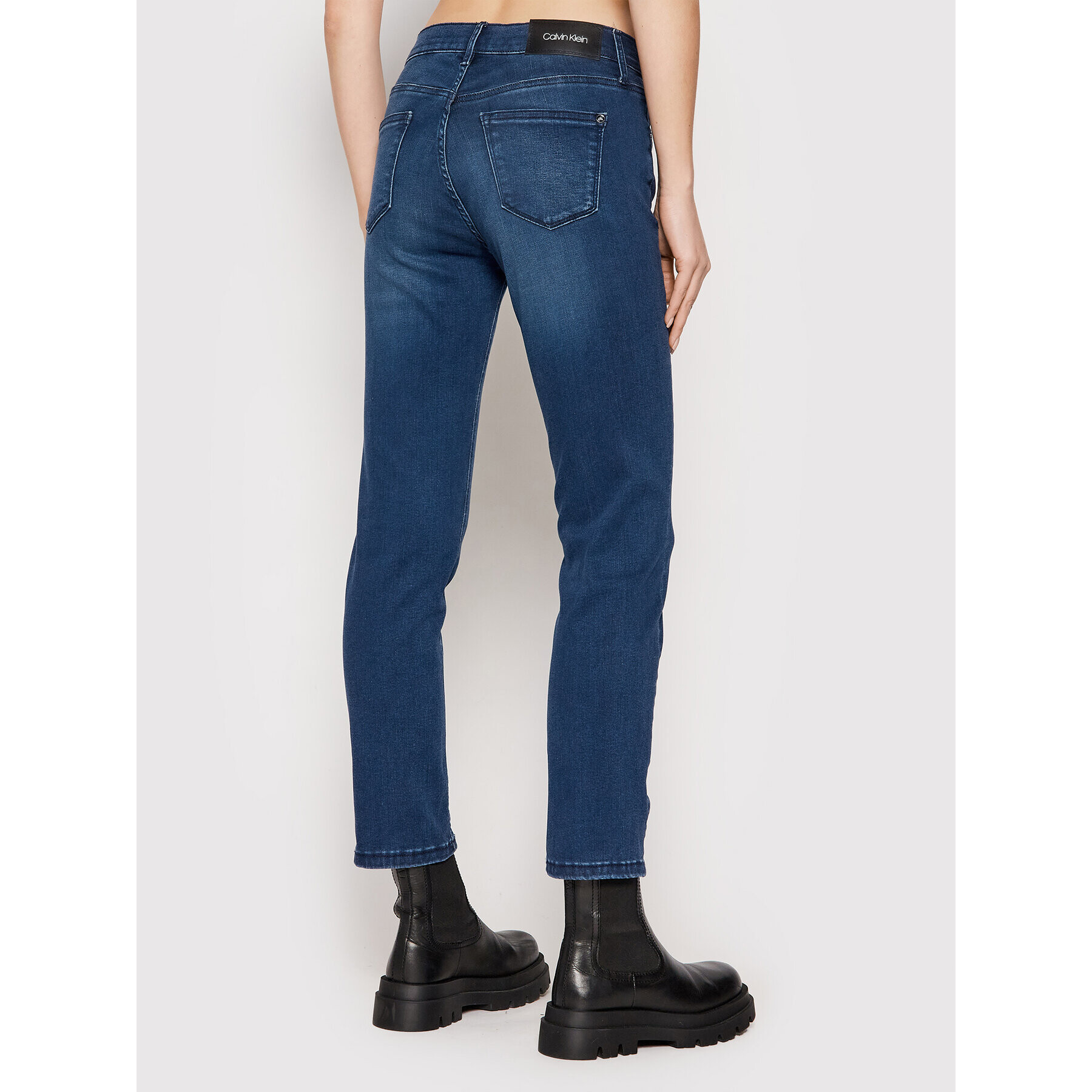 Calvin Klein Blugi K20K203373 Bleumarin Slim Fit - Pled.ro