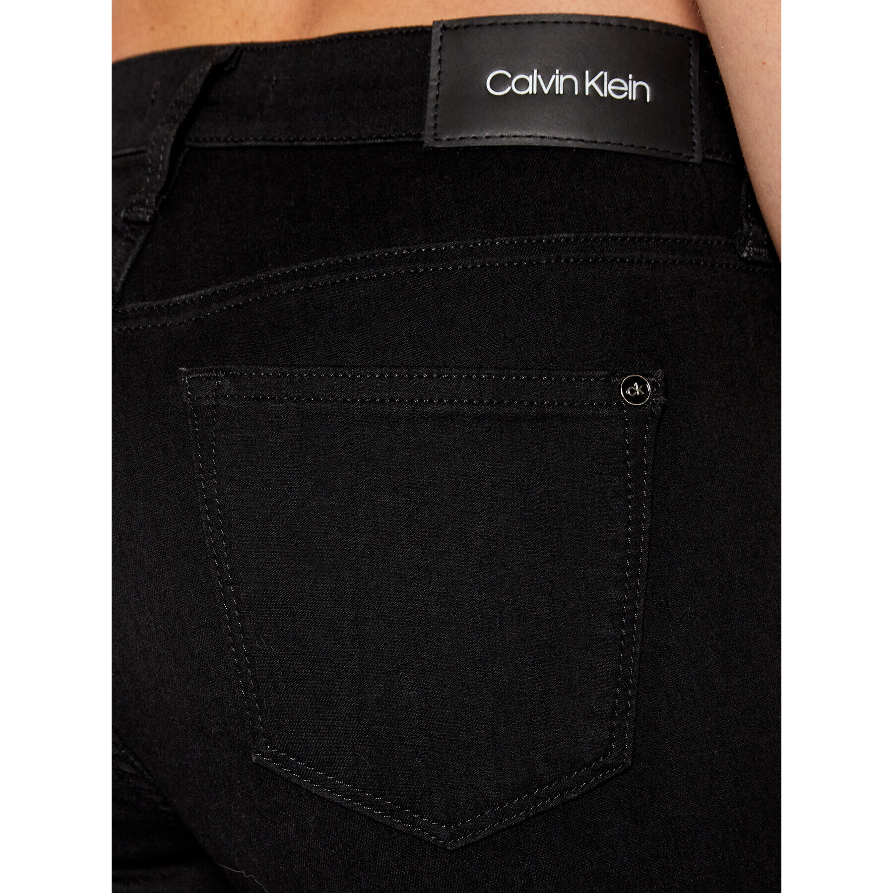 Calvin Klein Blugi K20K203386 Negru Slim Fit - Pled.ro