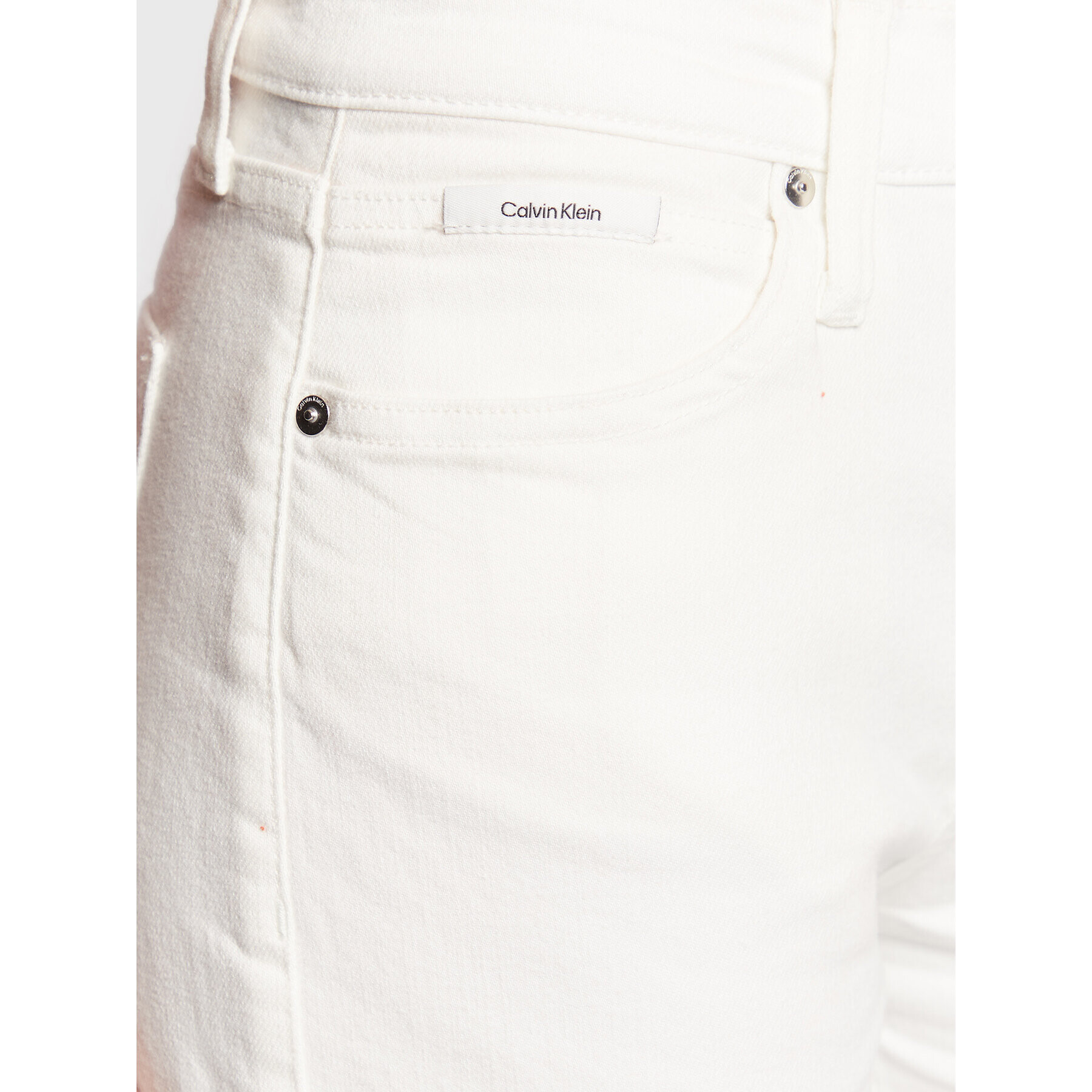 Calvin Klein Blugi K20K204509 Alb Slim Fit - Pled.ro