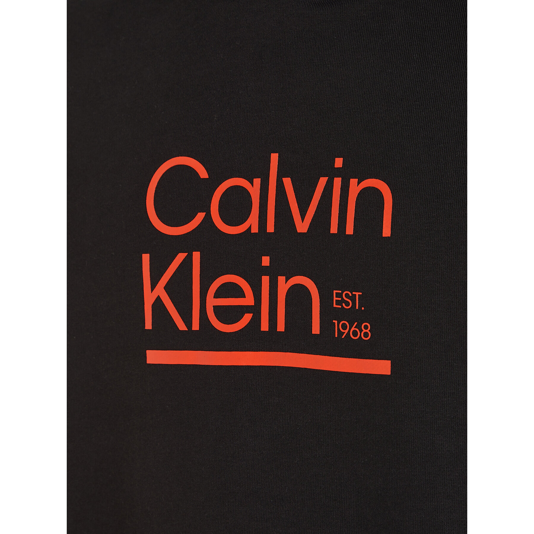 Calvin Klein Bluză Contrast Line Logo K10K111569 Negru Regular Fit - Pled.ro