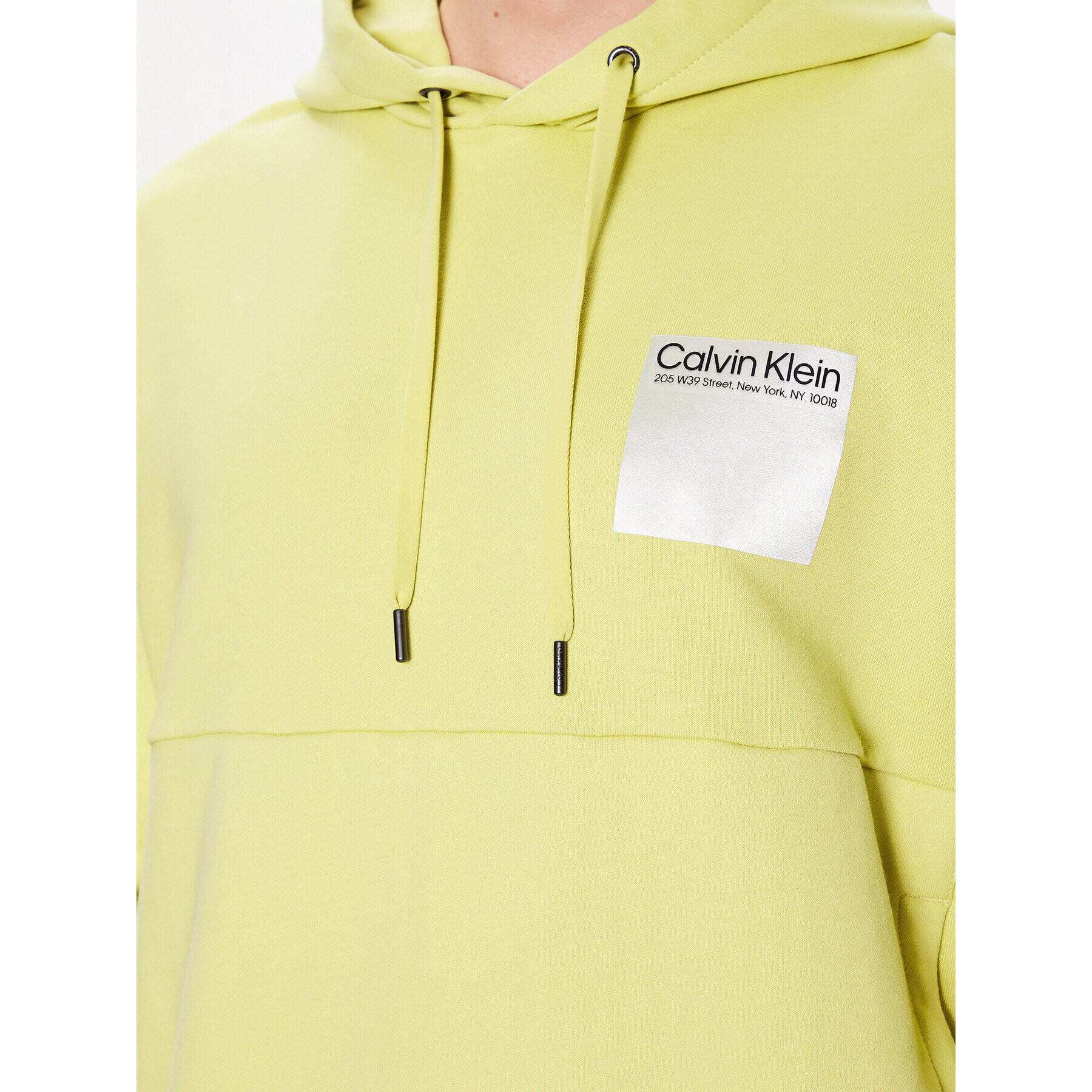 Calvin Klein Bluză Elementa Photo Back Comf Hoodie K10K111344 Verde Regular Fit - Pled.ro