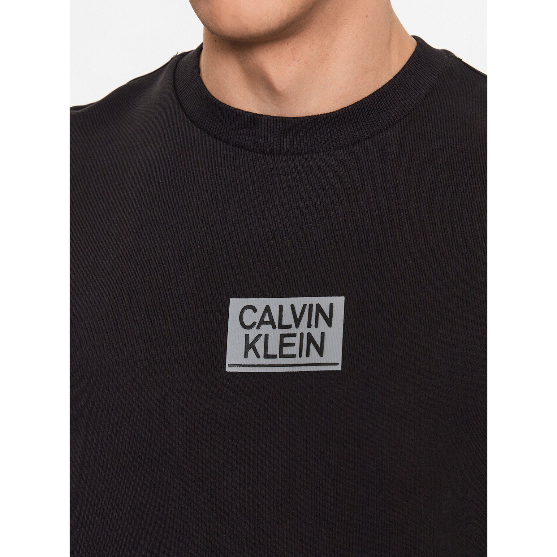 Calvin Klein Bluză K10K111525 Negru Regular Fit - Pled.ro