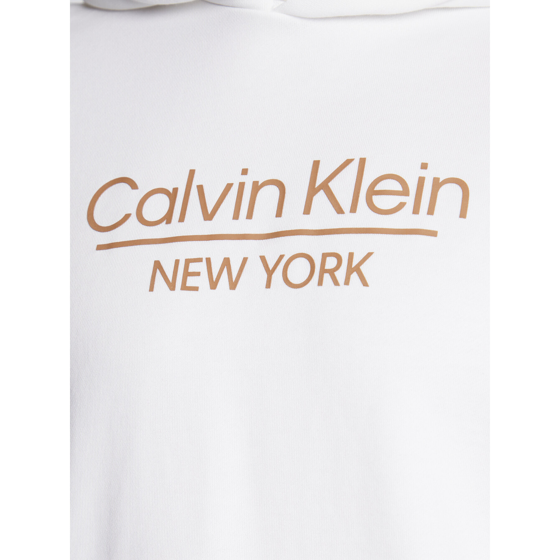 Calvin Klein Bluză New York Logo K10K110747 Alb Regular Fit - Pled.ro