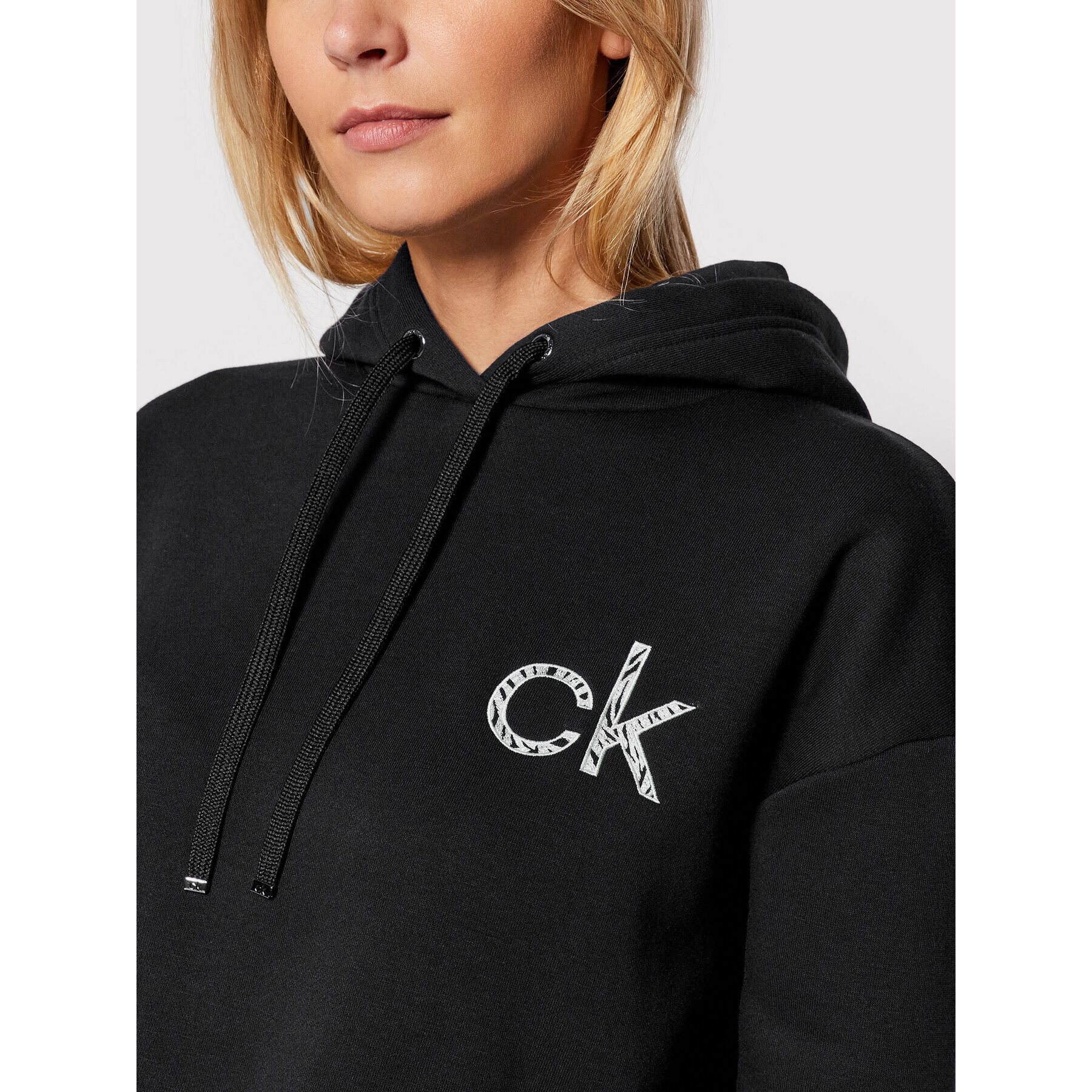 Calvin Klein Bluză Seasonal K20K203401 Negru Regular Fit - Pled.ro