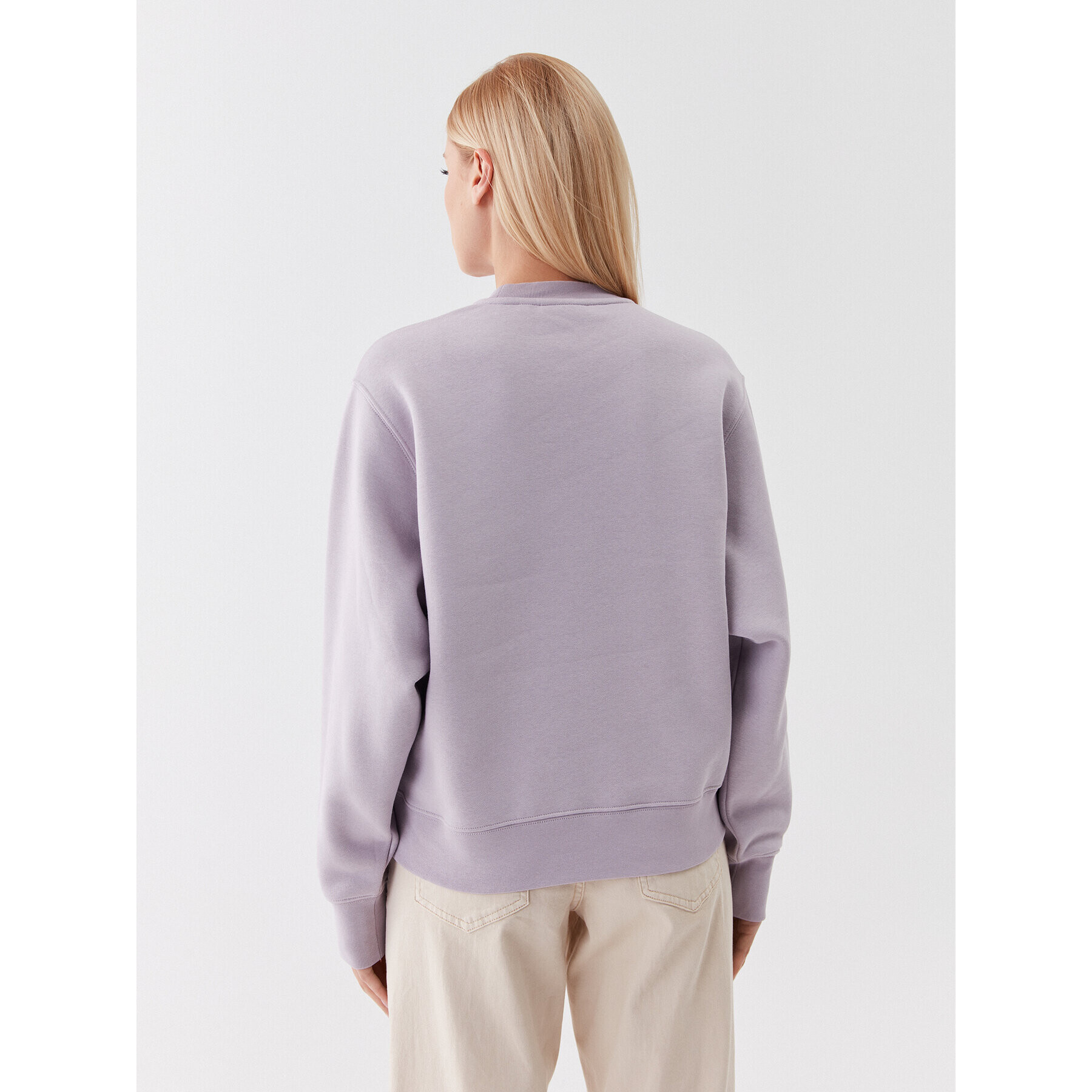 Calvin Klein Bluză Tonal K20K205712 Violet Relaxed Fit - Pled.ro