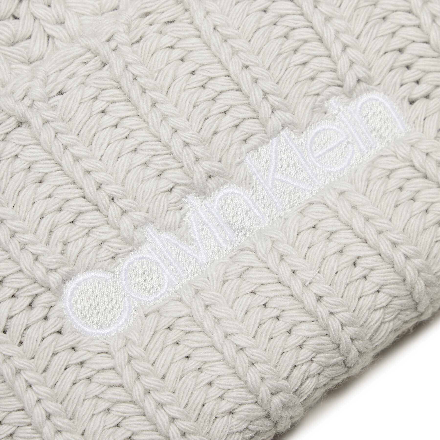 Calvin Klein Căciulă Oversized Knit Beanie W/Pompom K60K608535 Gri - Pled.ro