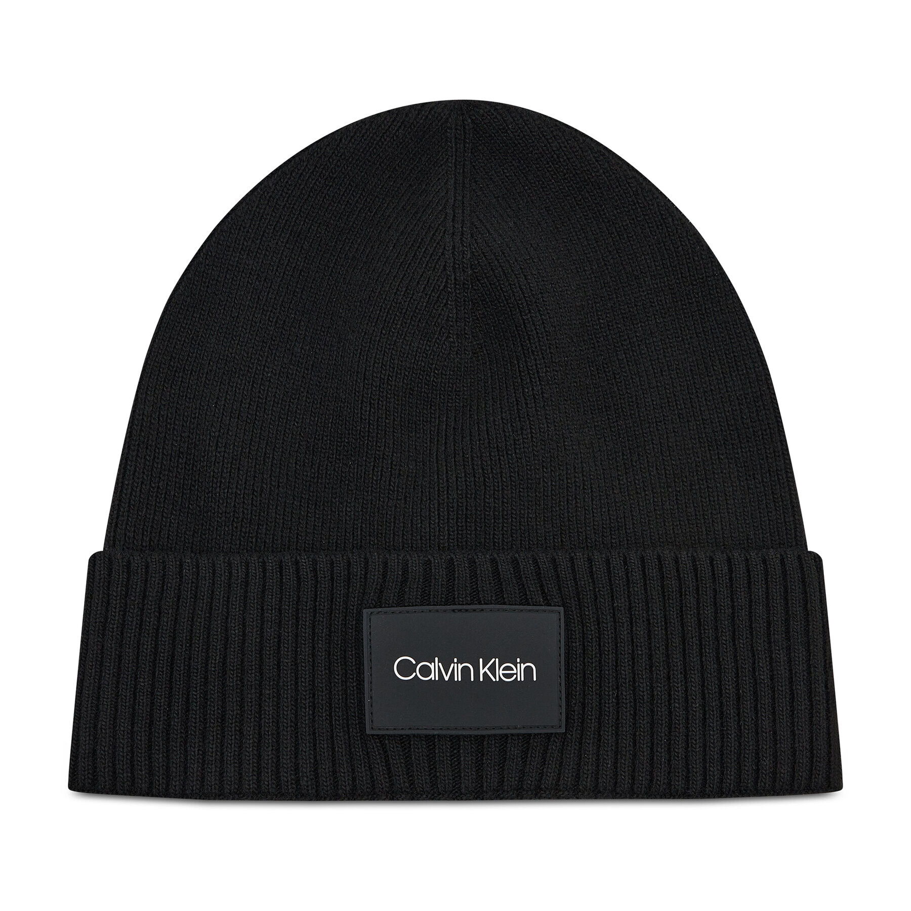 Calvin Klein Căciulă Ttw Patch Rib Beanie K50K507529 Negru - Pled.ro