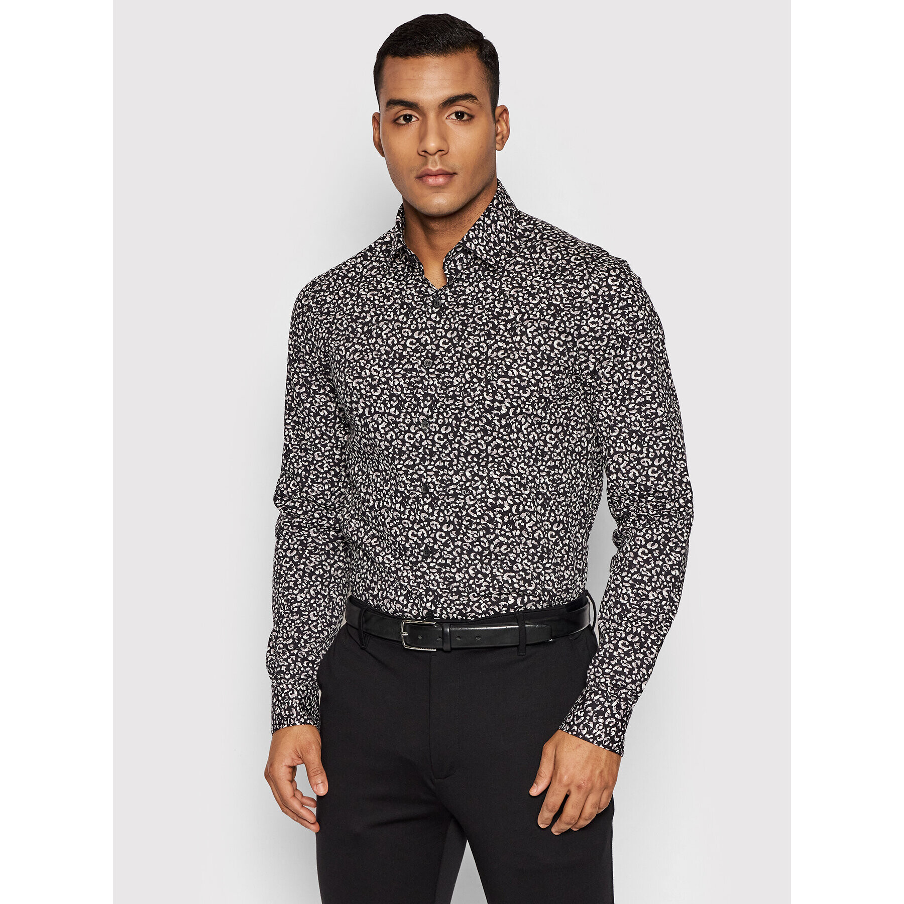 Calvin Klein Cămașă K10K107880 Negru Slim Fit - Pled.ro