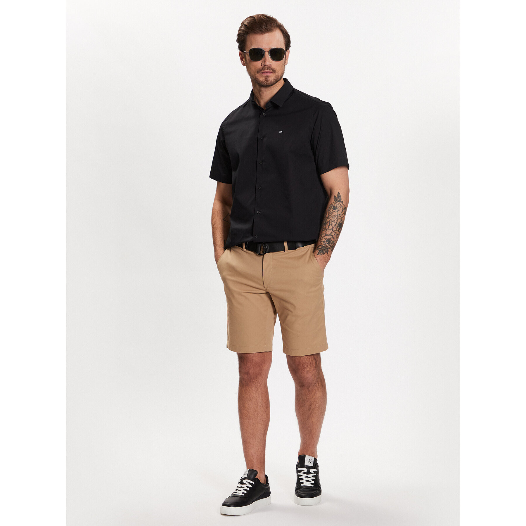 Calvin Klein Cămașă K10K109440 Negru Regular Fit - Pled.ro