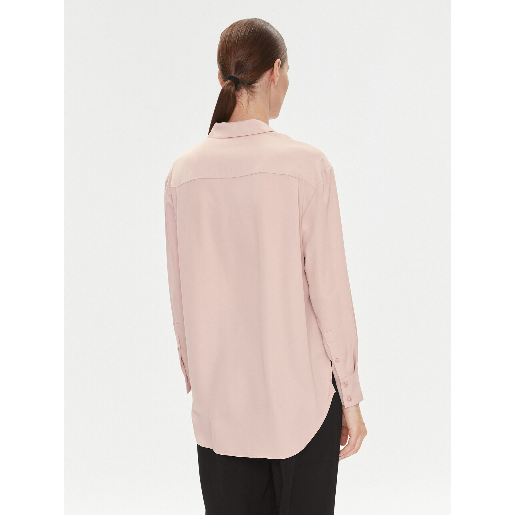 Calvin Klein Cămașă K20K205682 Roz Relaxed Fit - Pled.ro