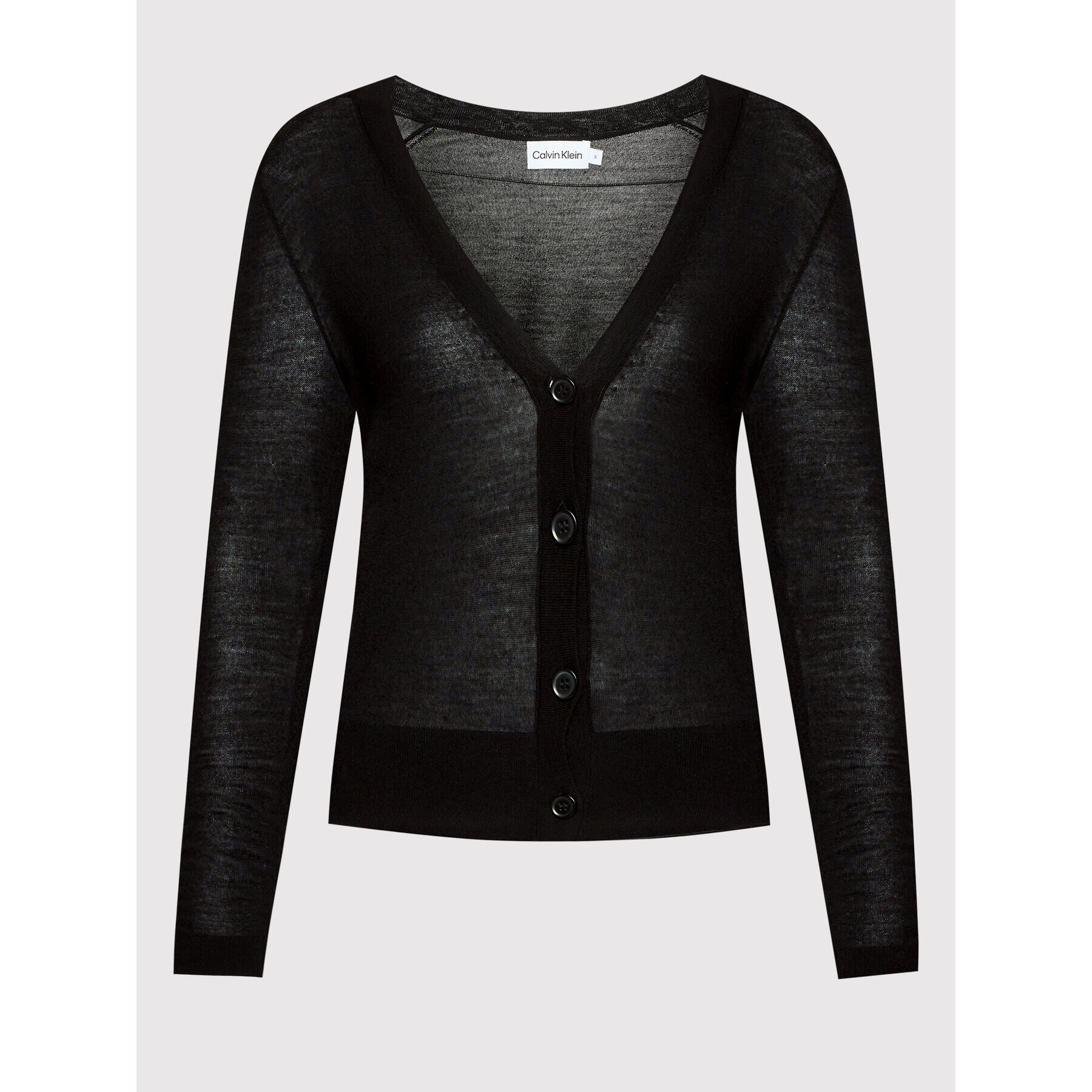 Calvin Klein Cardigan K20K204449 Negru Slim Fit - Pled.ro