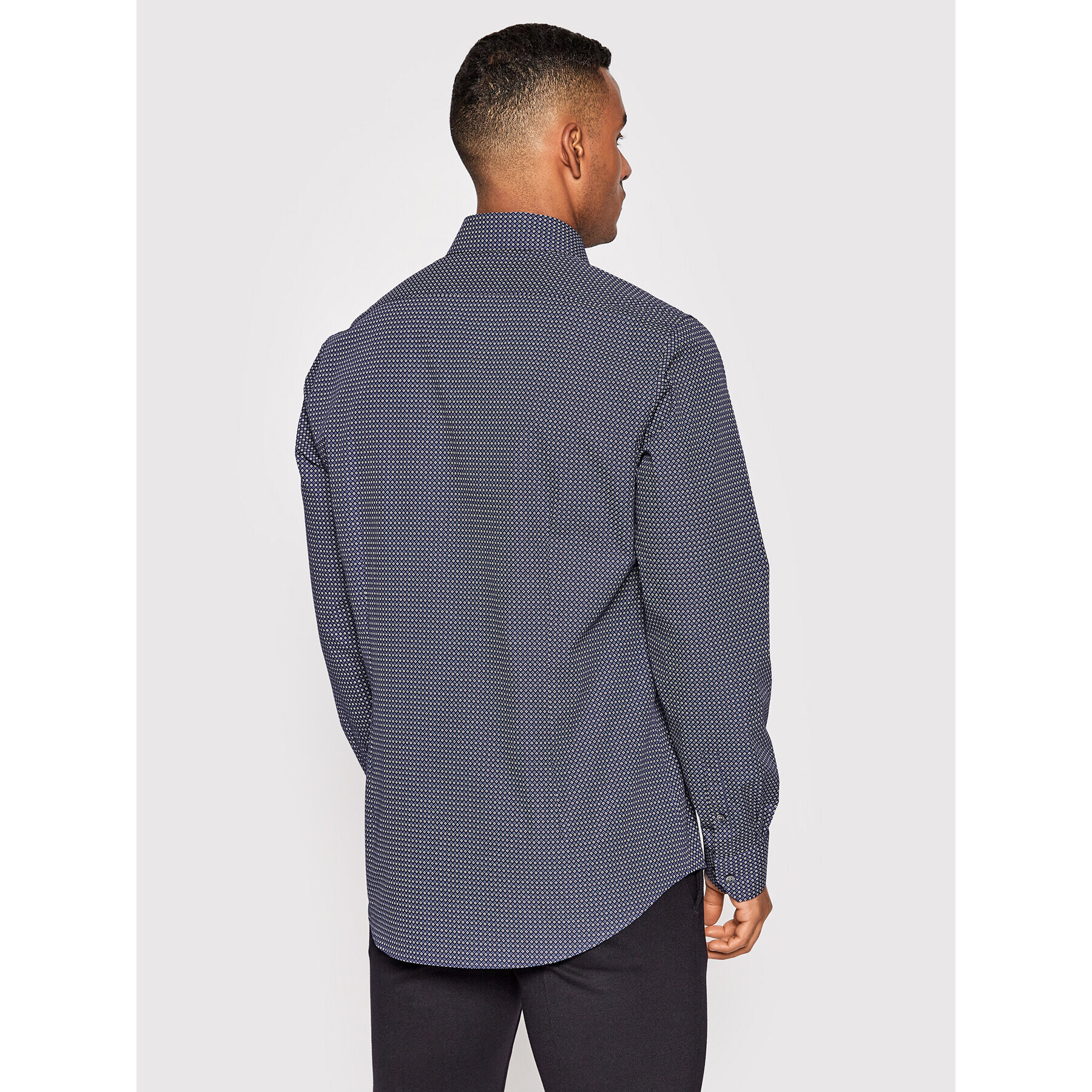 Calvin Klein Cămașă K10K109965 Bleumarin Fitted Fit - Pled.ro