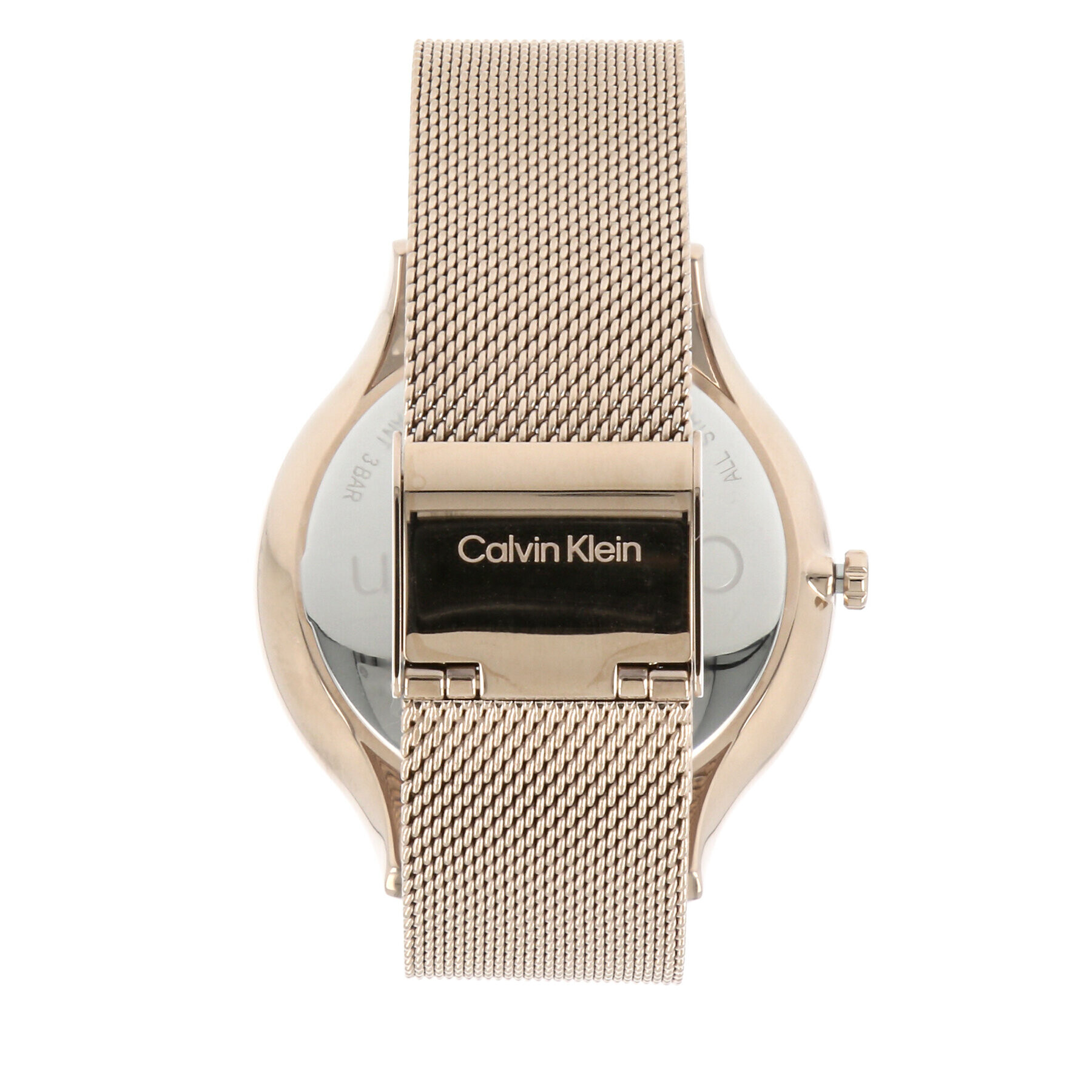 Calvin Klein Ceas Timeless Mesh 25200002 Placat cu aur roz - Pled.ro