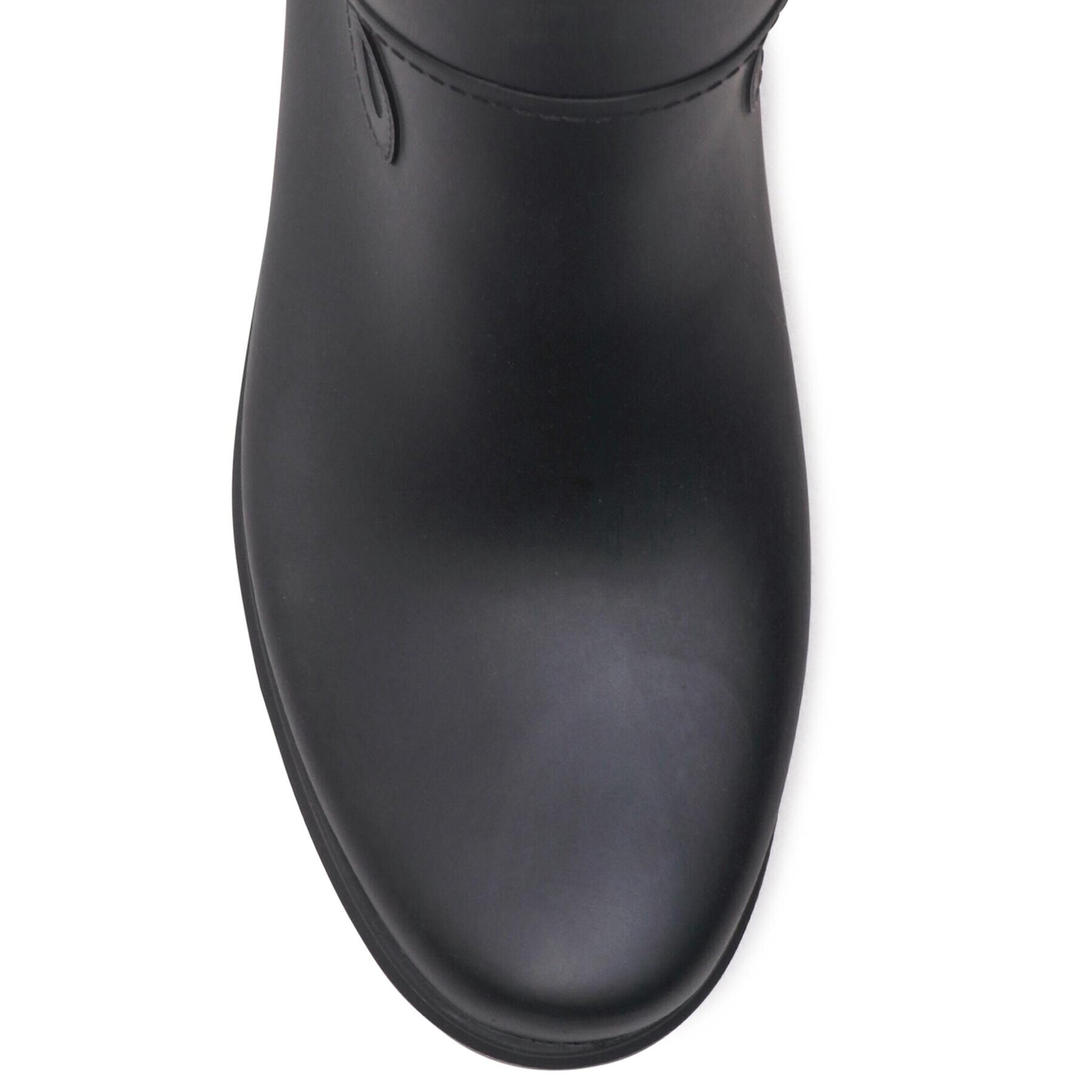 Calvin Klein Cizme de cauciuc Rain Boot Knee W/Flc HW0HW01265 Negru - Pled.ro