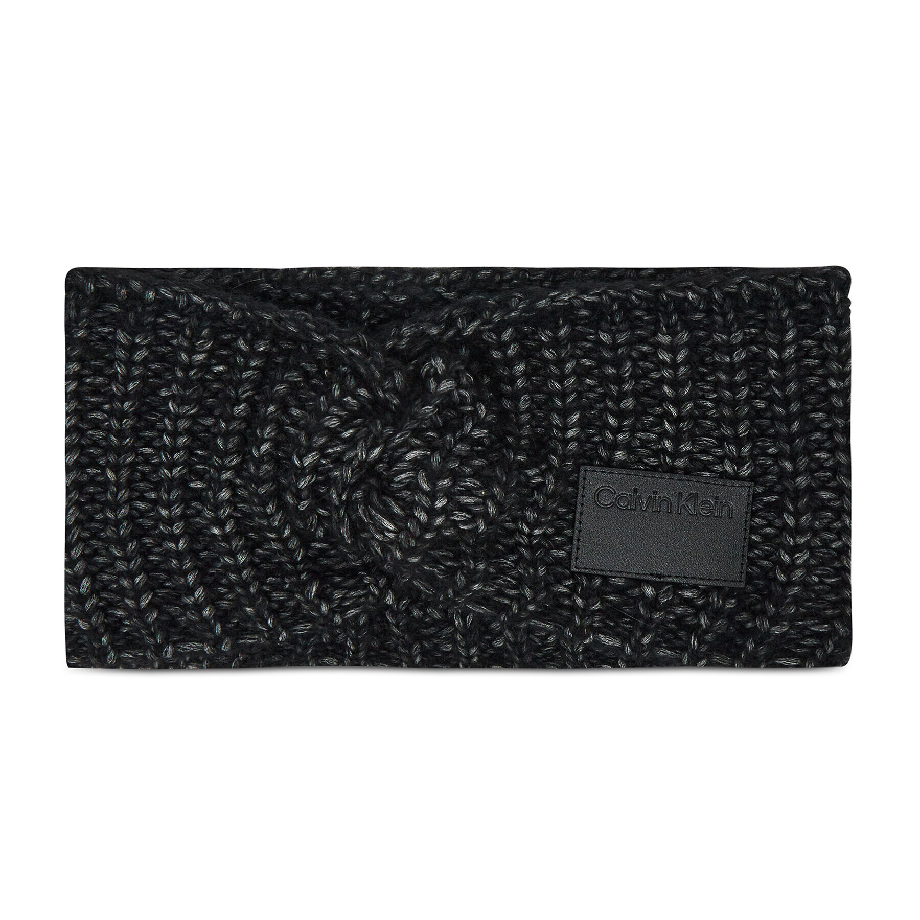 Calvin Klein Bentiță Geometric Knit Headband K60K608526 Negru - Pled.ro