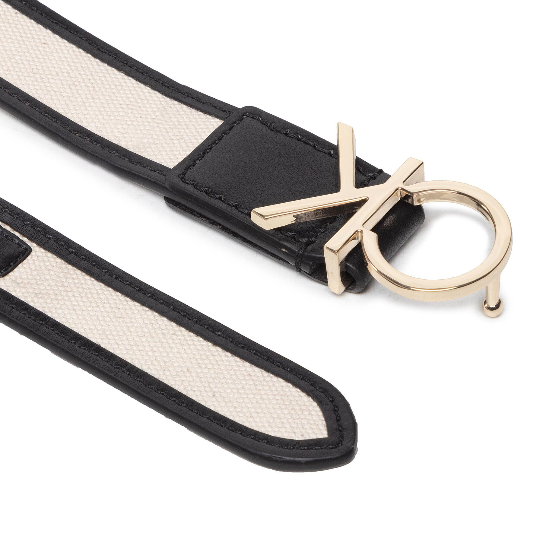 Calvin Klein Curea de Damă Calvin Resort Ck Logo 3cm Belt K60K609175 Bej - Pled.ro