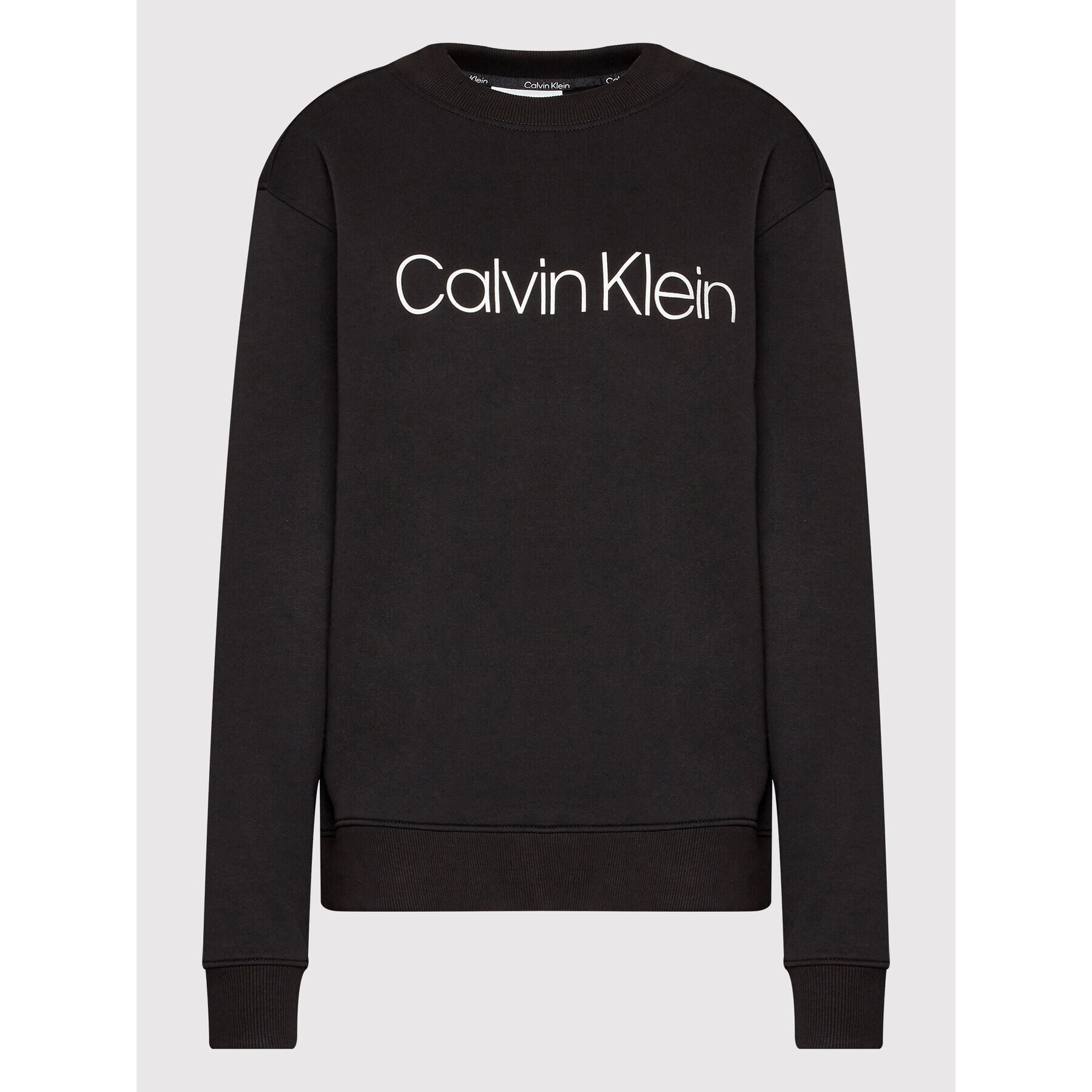 Calvin Klein Curve Bluză Inclusive Core Logo K20K203634 Negru Regular Fit - Pled.ro