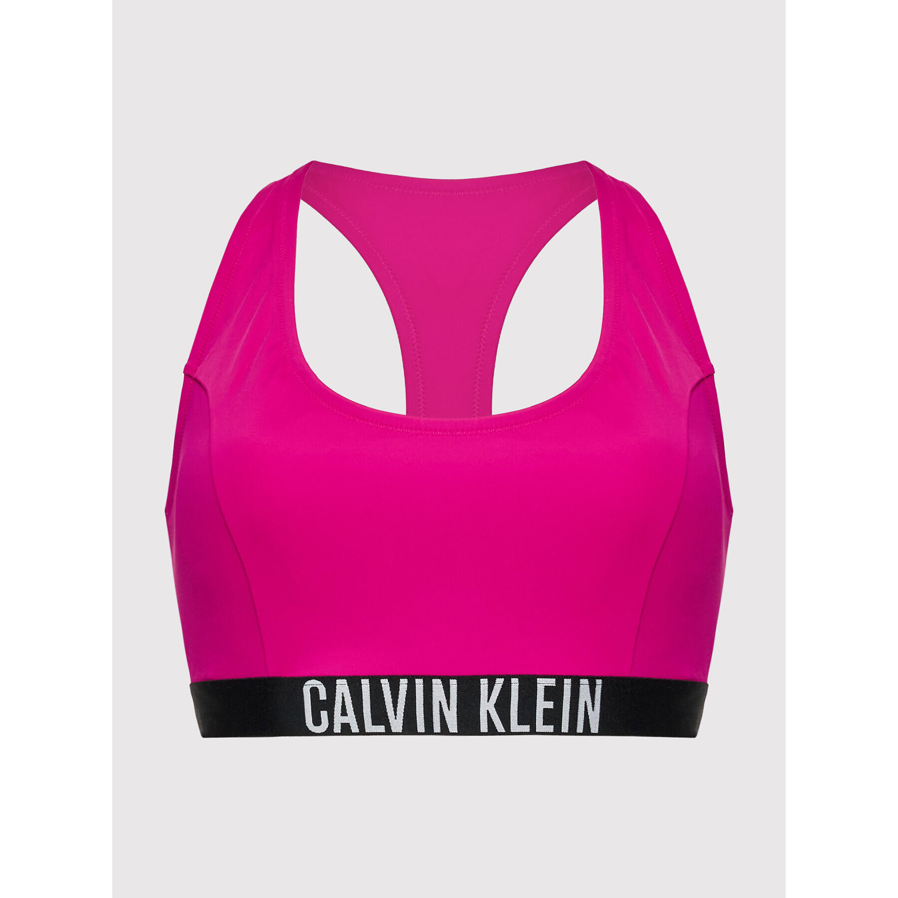 Calvin Klein Swimwear Bikini partea de sus Intense Power KW0KW01827 Roz - Pled.ro